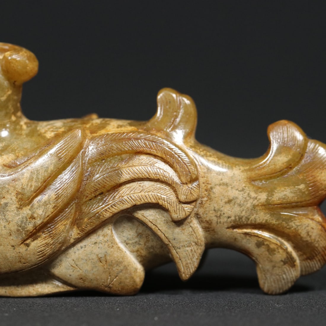 An Exquisite White Jade Phoenix Ornament - 7