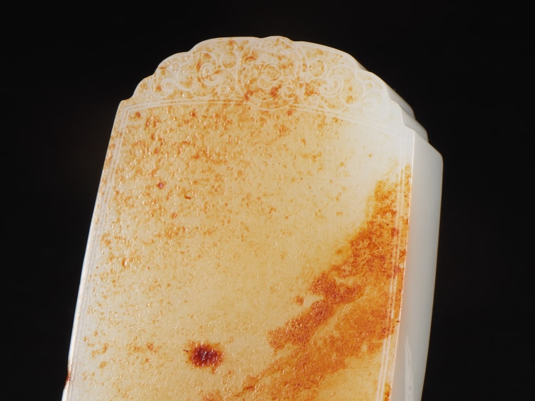 An Exquisite White Jade Brand - 6