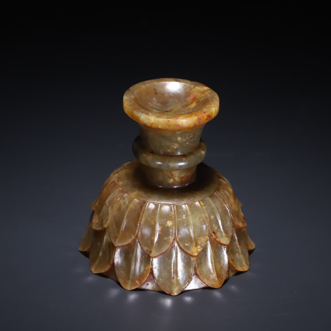 An Exquisite White Jade Stem BowI - 2