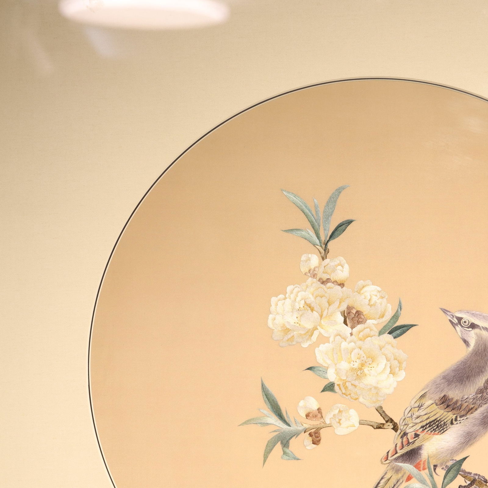 An Exquisite Kesi Flower and Bird Pattern Hanging Panel - 3