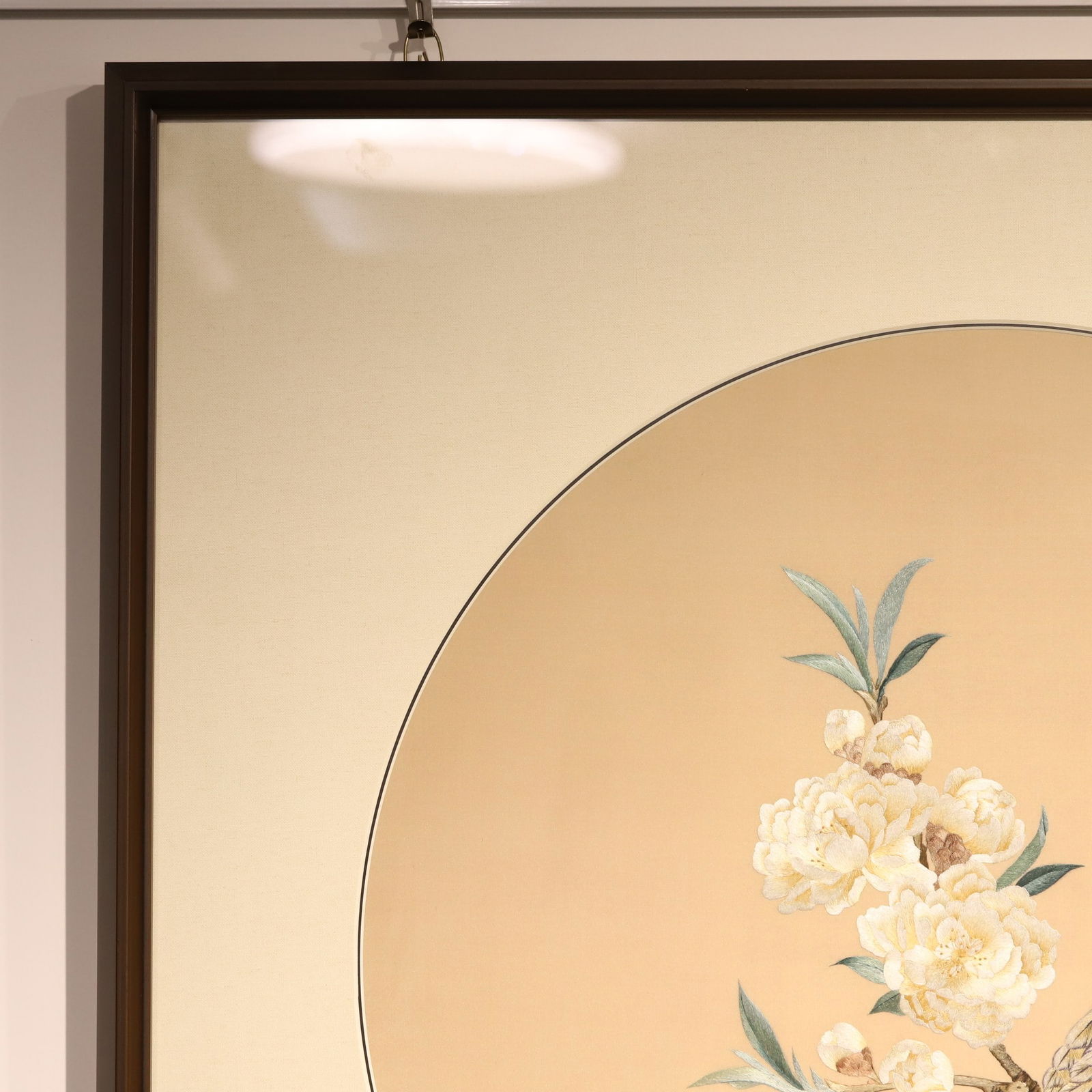 An Exquisite Kesi Flower and Bird Pattern Hanging Panel - 6