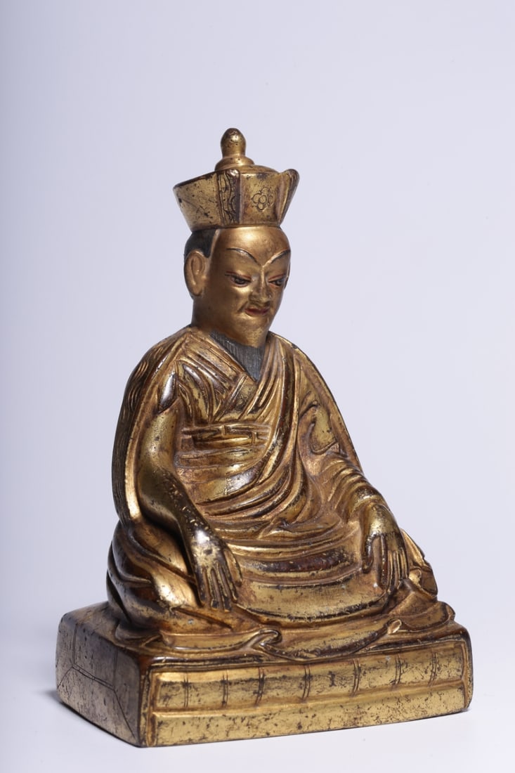 An Exquisite Gilt Bronze Buddha Statue - 4