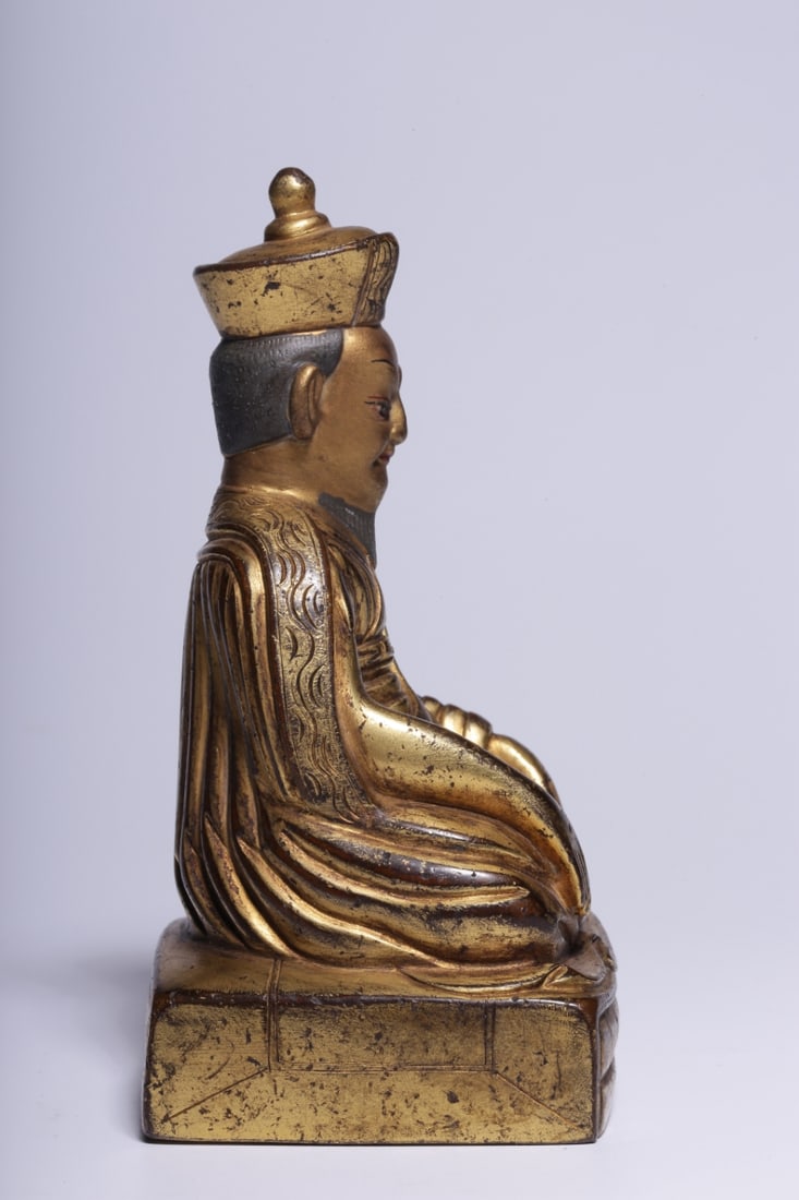 An Exquisite Gilt Bronze Buddha Statue - 6