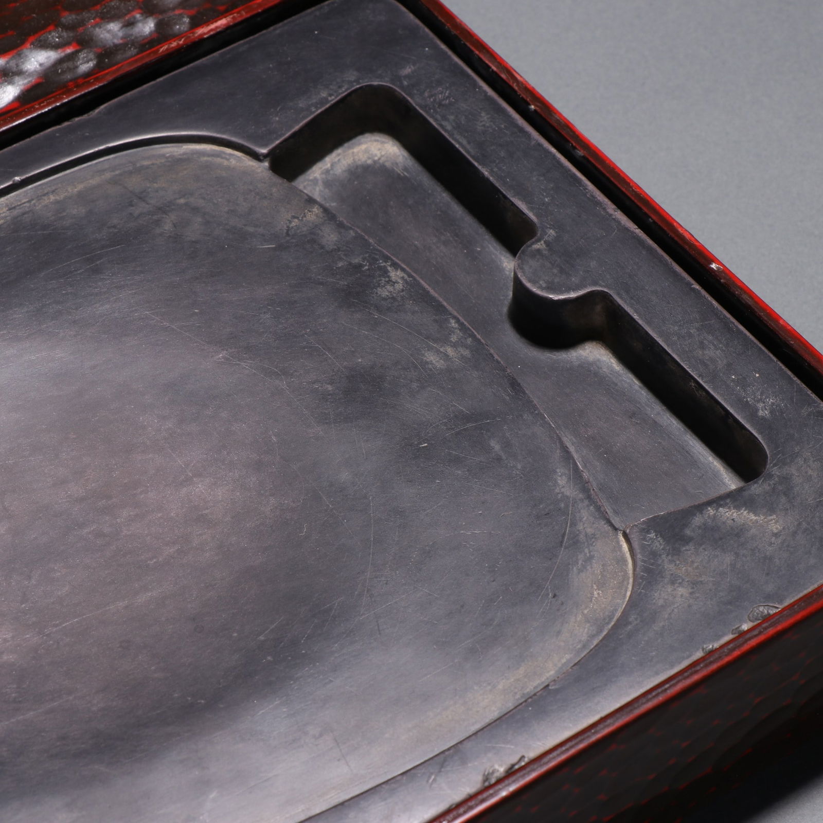 An Exquisite with poem Inkstone - 3