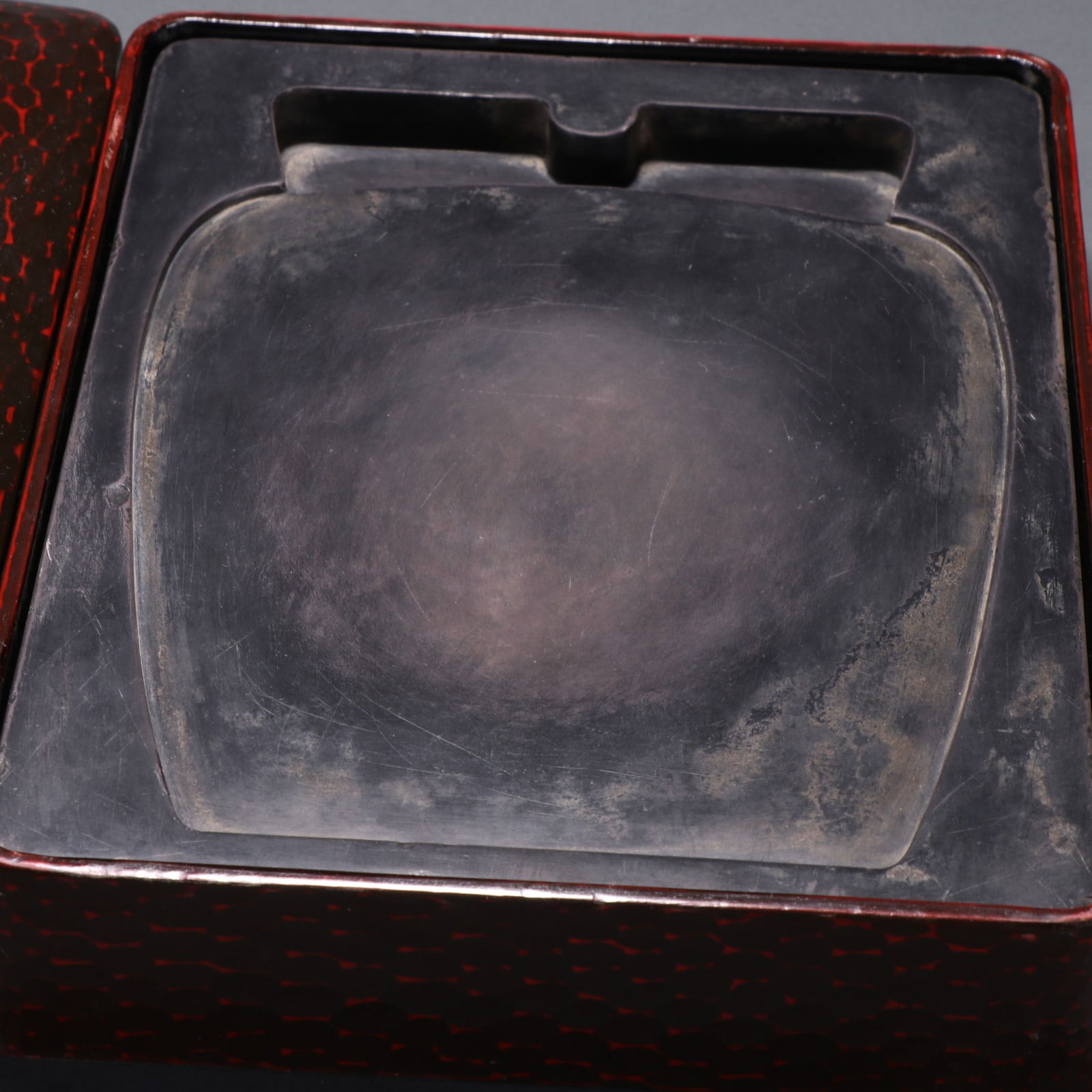 An Exquisite with poem Inkstone - 4