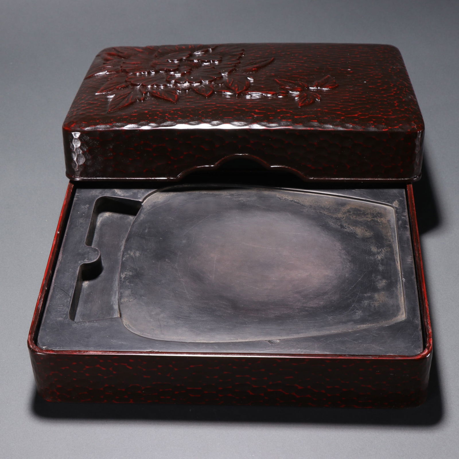 An Exquisite with poem Inkstone - 5