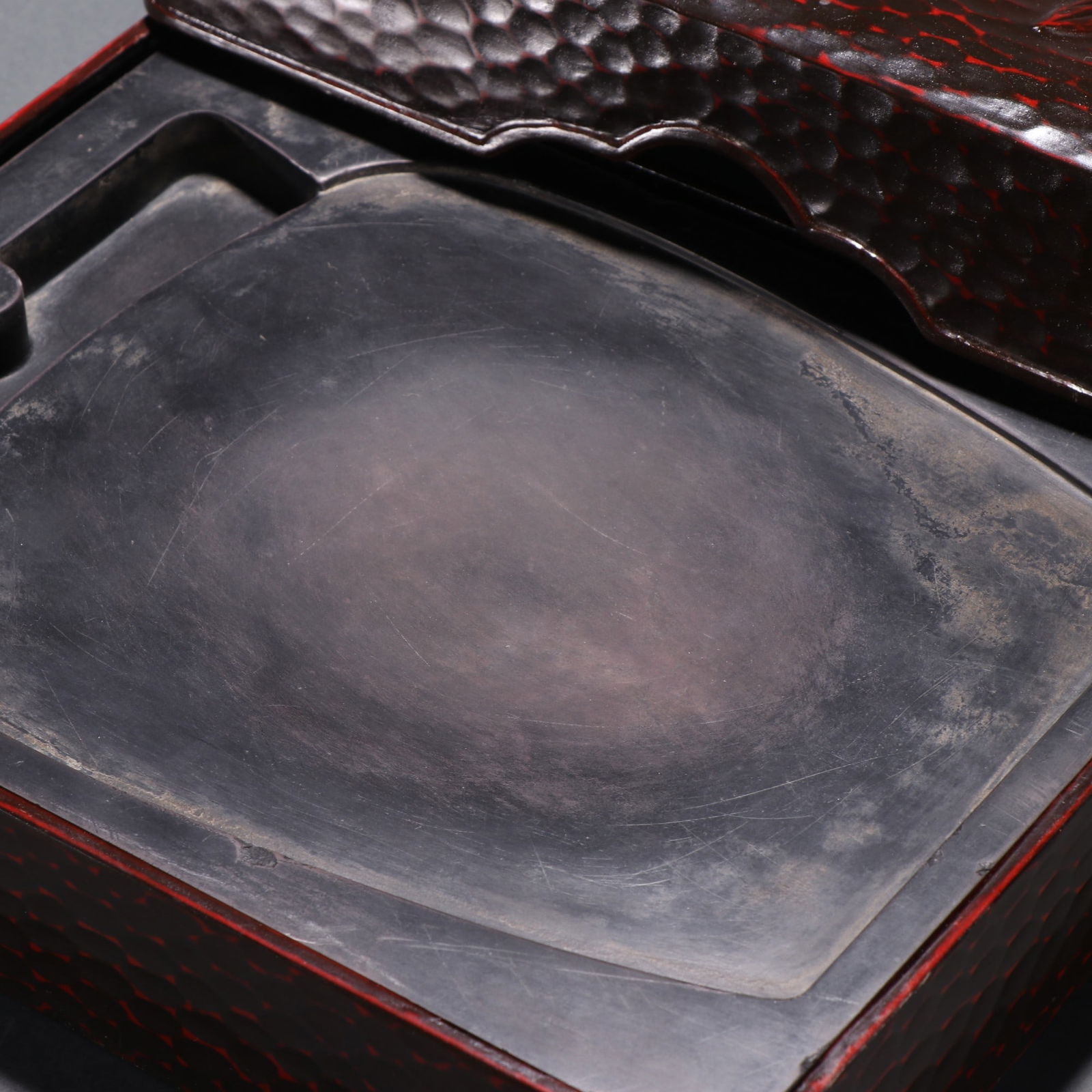 An Exquisite with poem Inkstone - 6