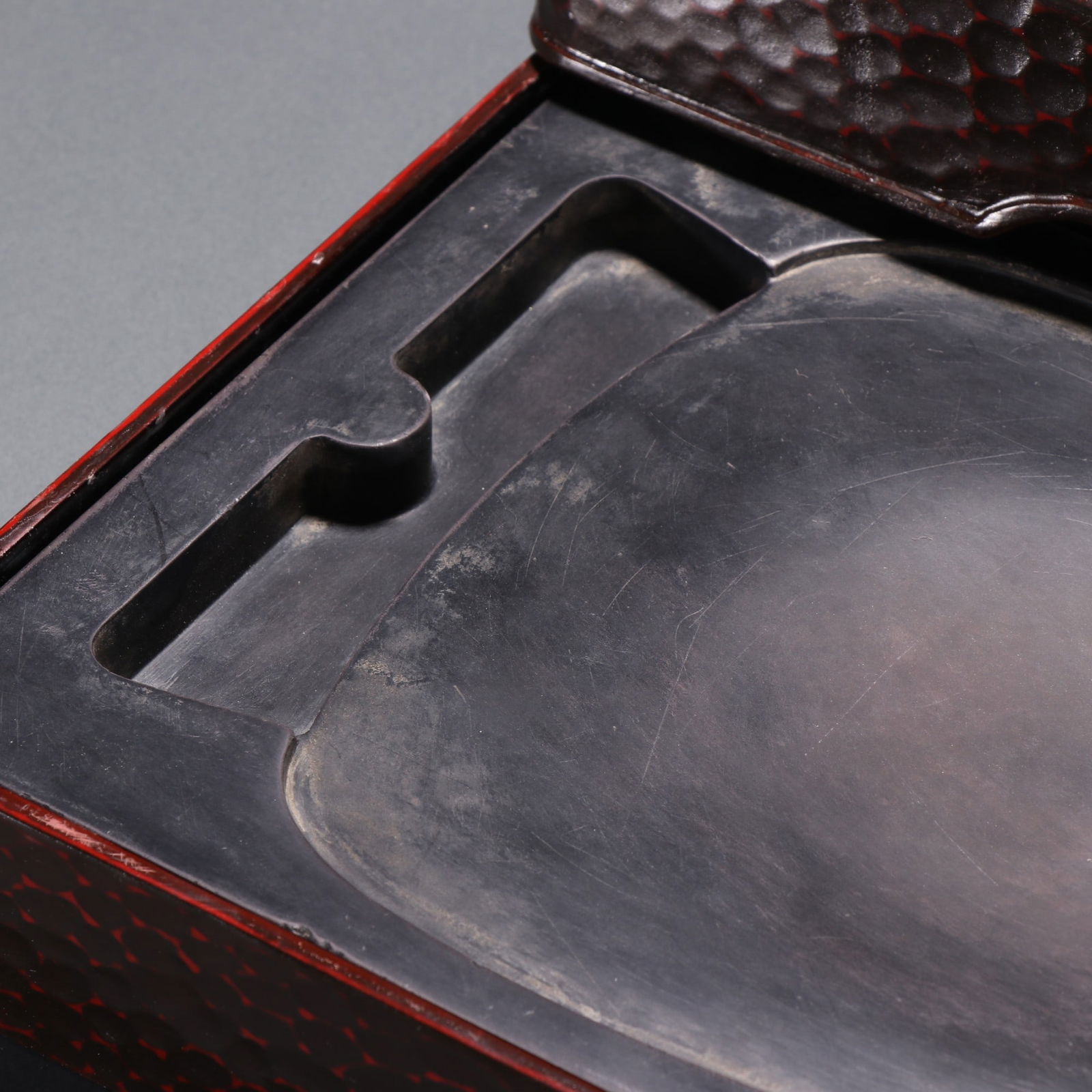 An Exquisite with poem Inkstone - 7