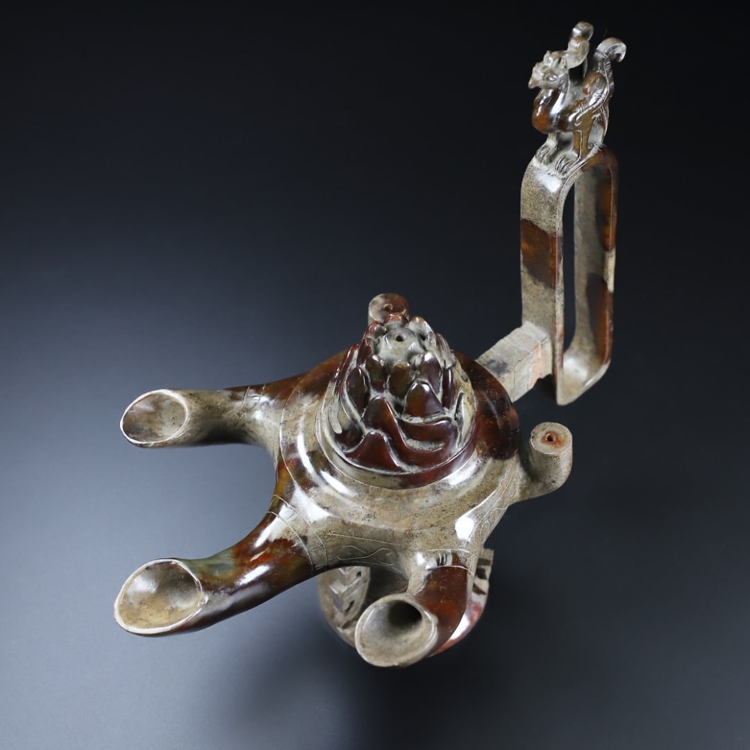 An Exquisite White Jade Phoenix Pattern Censer - 3