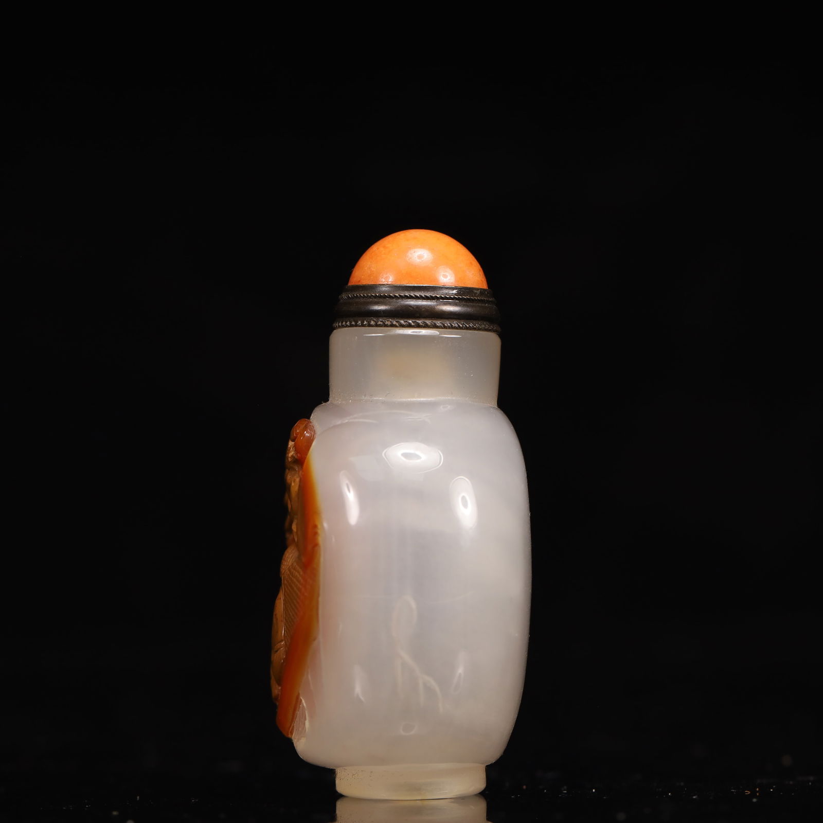 An Exquisite Agate Character and Story Pattern Snuff Bottle - 6