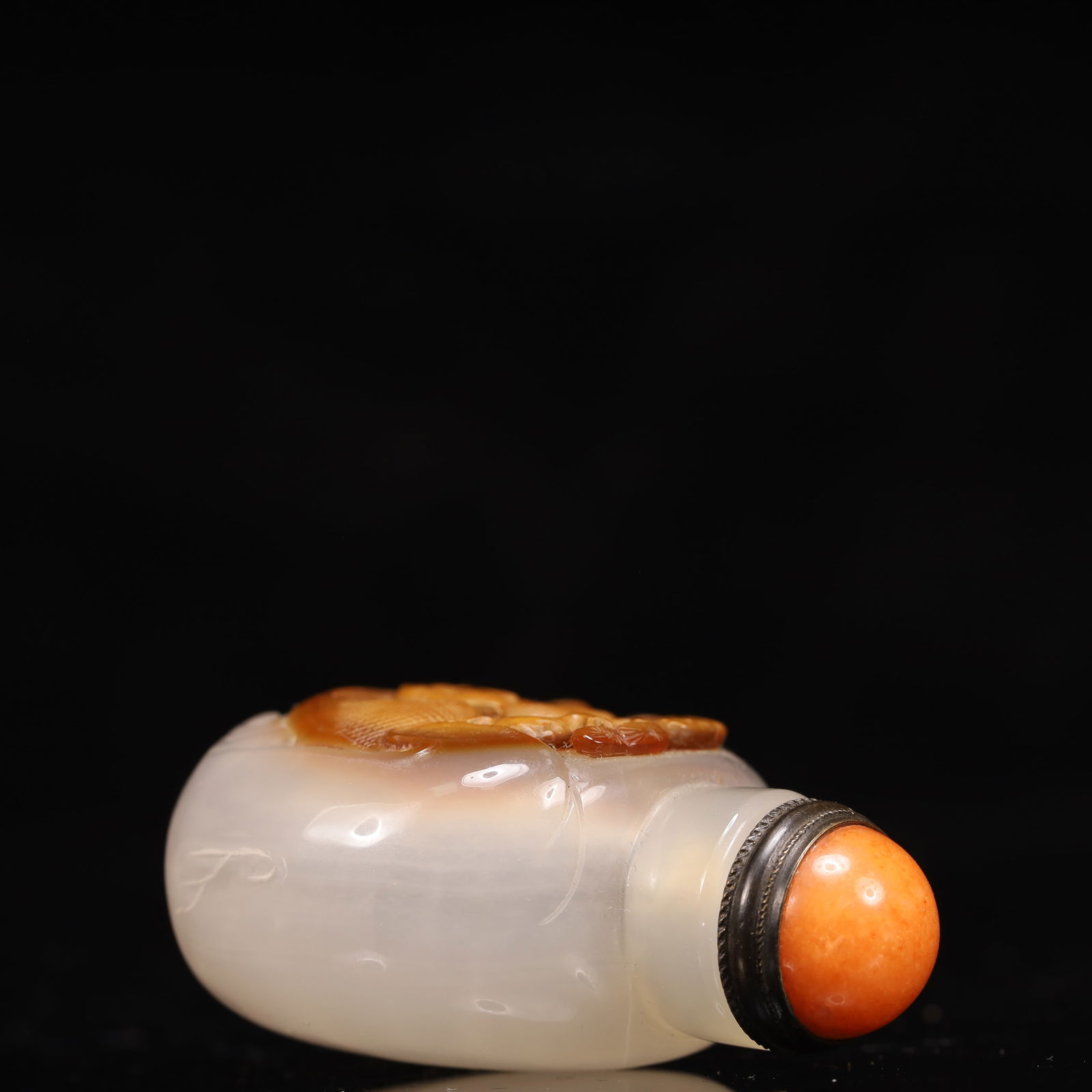 An Exquisite Agate Character and Story Pattern Snuff Bottle - 7