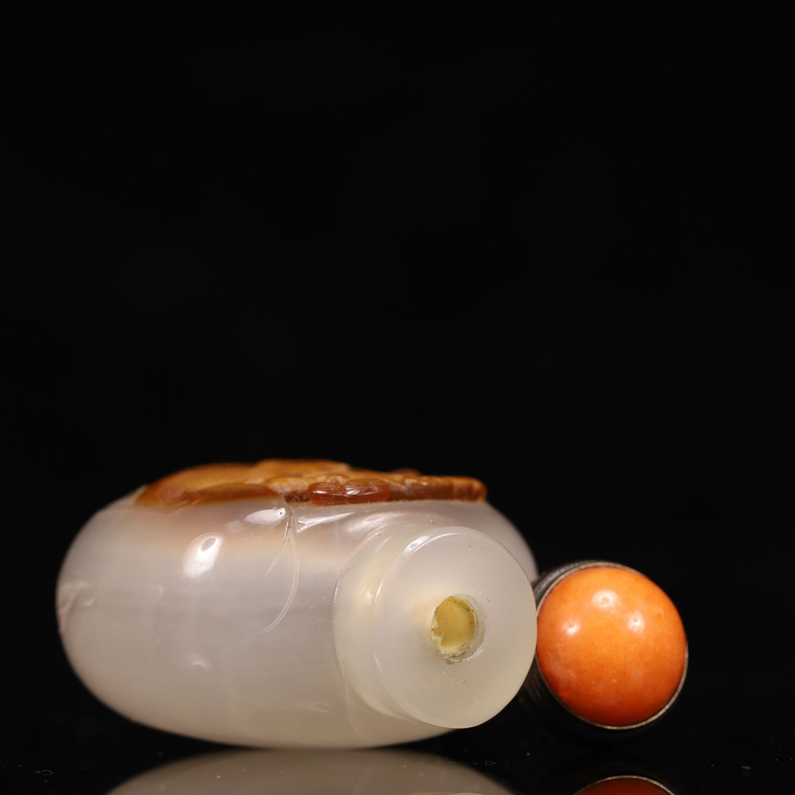 An Exquisite Agate Character and Story Pattern Snuff Bottle - 8