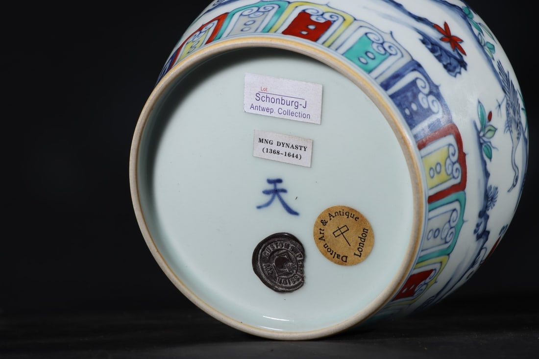 An Exquisite Doucai Flower and Bird Pattern Jar - 9