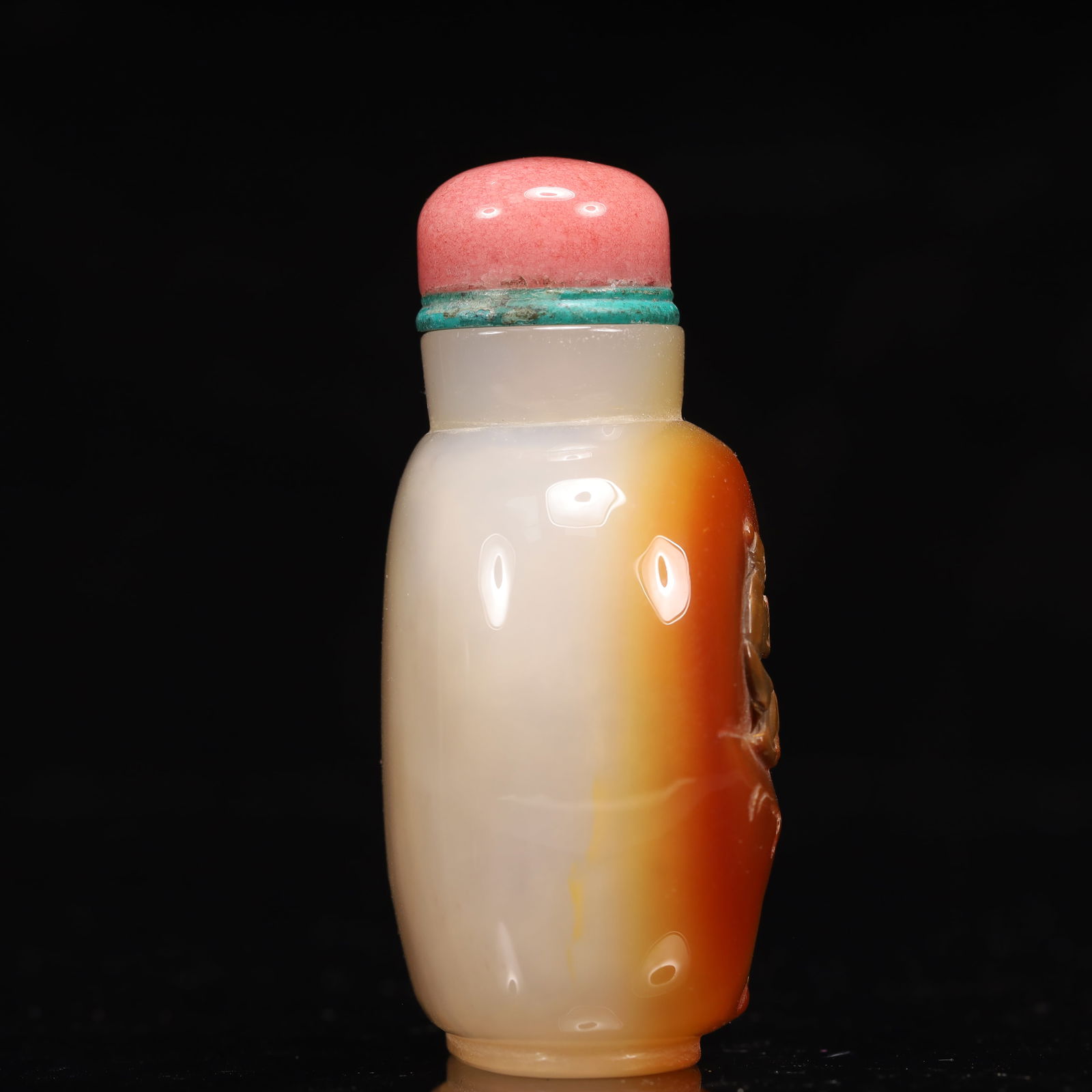 An Exquisite Agate Character and Story Pattern Snuff Bottle - 4