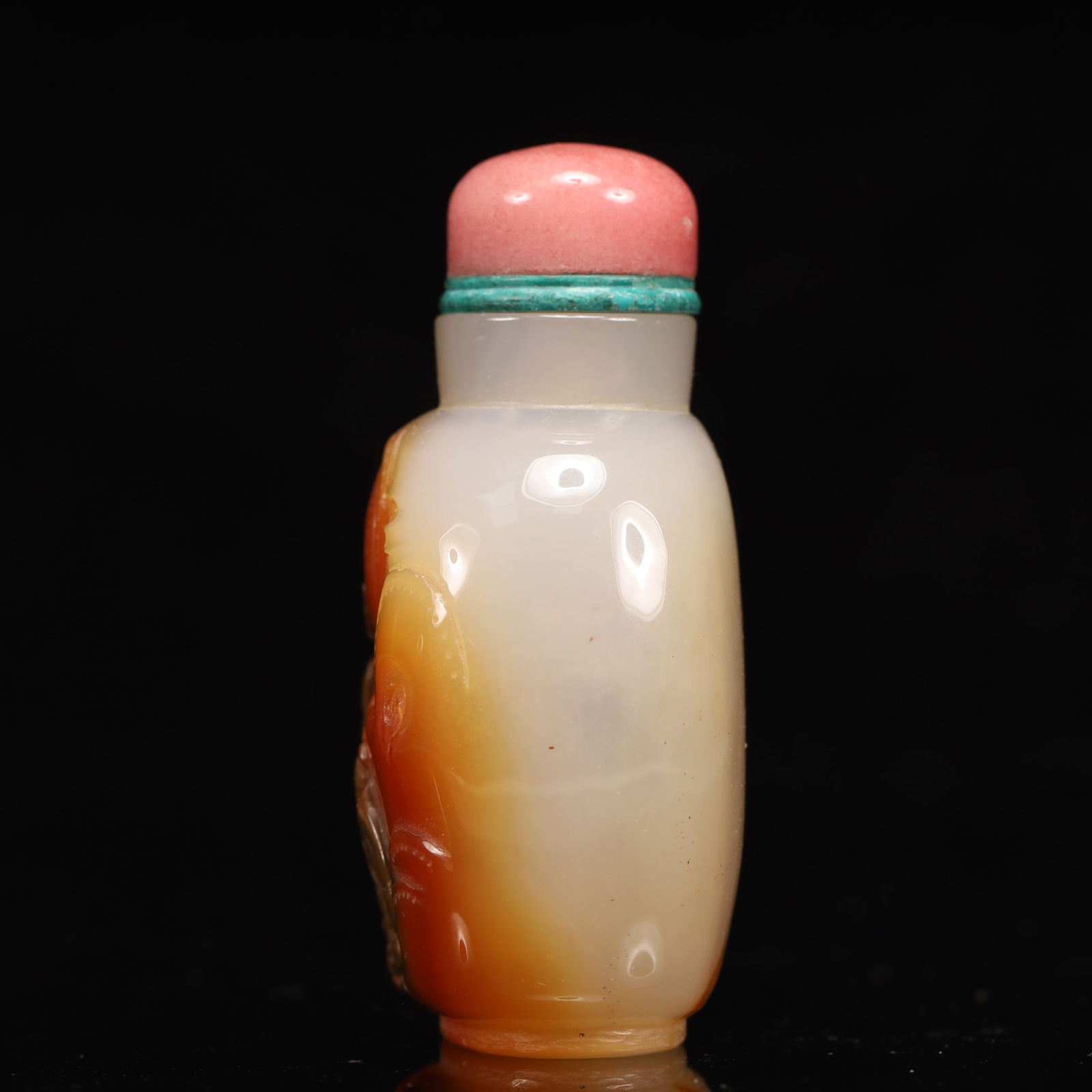An Exquisite Agate Character and Story Pattern Snuff Bottle - 6