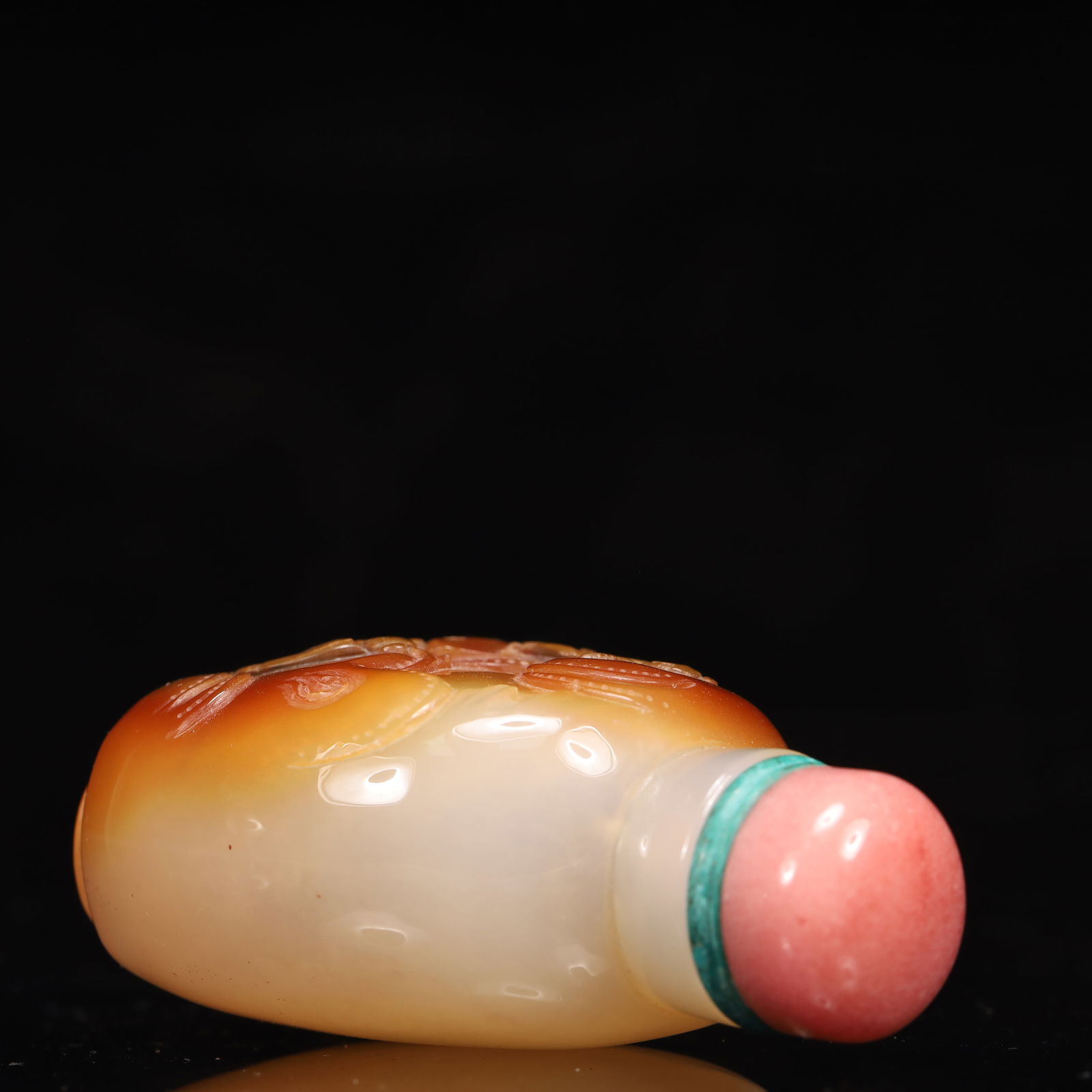 An Exquisite Agate Character and Story Pattern Snuff Bottle - 7