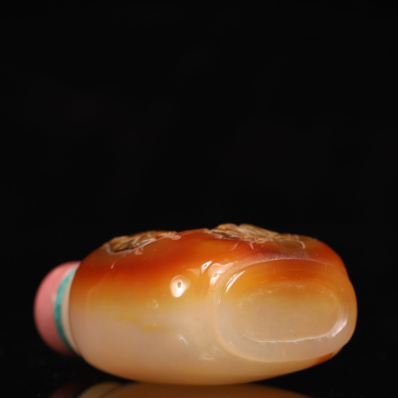 An Exquisite Agate Character and Story Pattern Snuff Bottle - 9