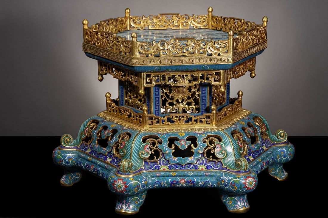 An Exquisite Cloisonne Lotus Pattern Phoenix Ornament - 7