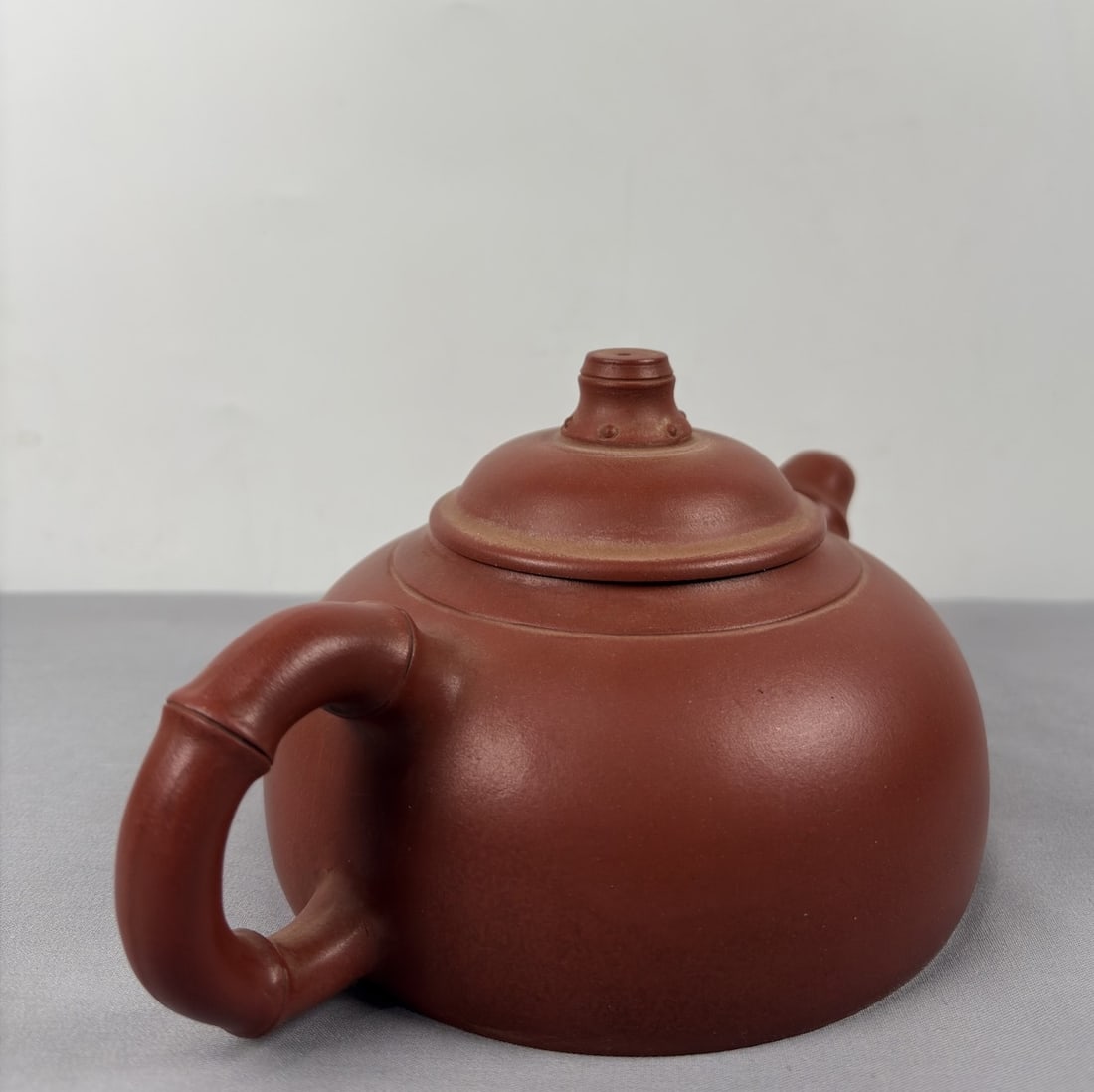 An Exquisite Purple Sands Bamboo Pattern Teapot - 3