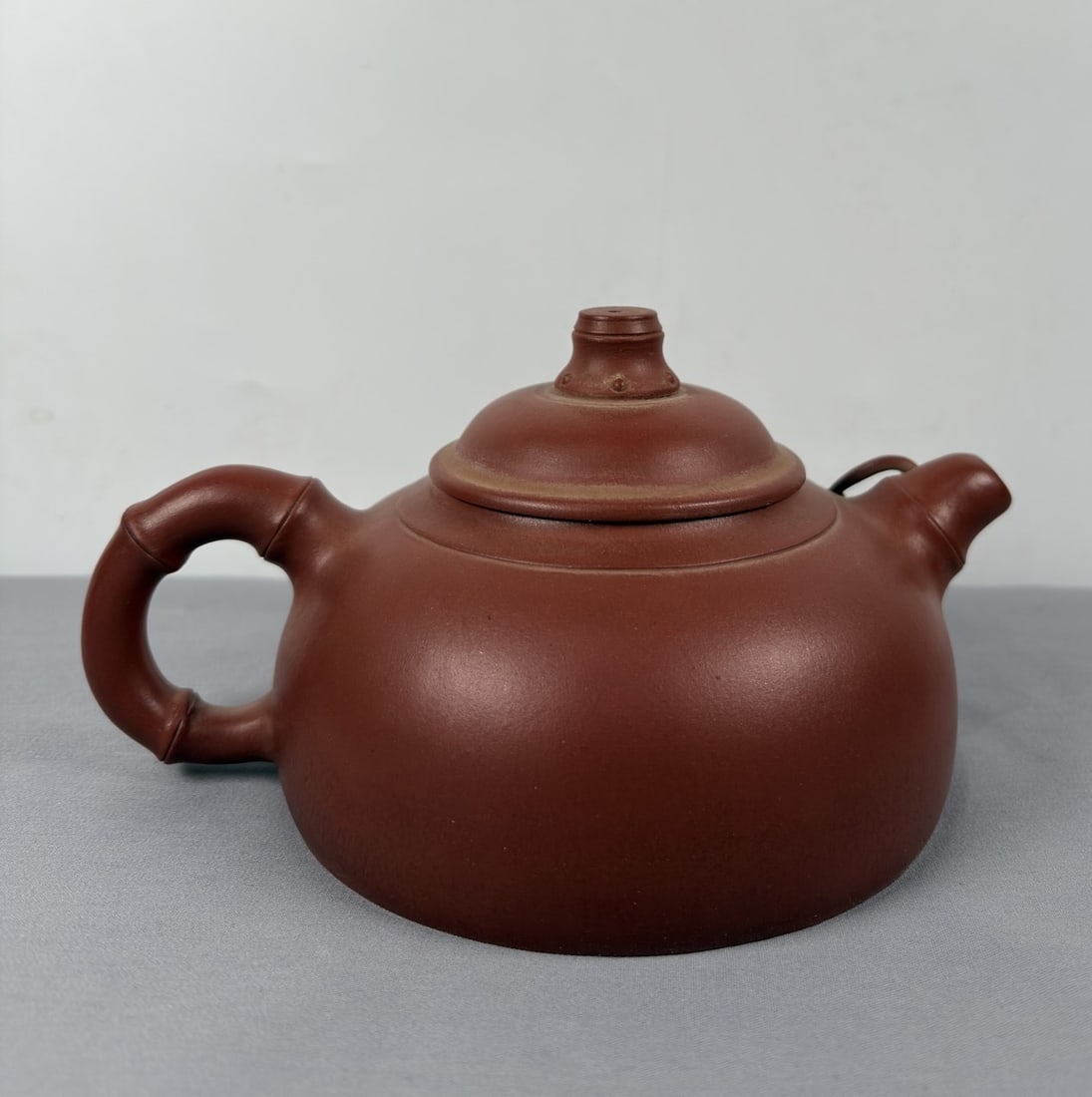 An Exquisite Purple Sands Bamboo Pattern Teapot - 4