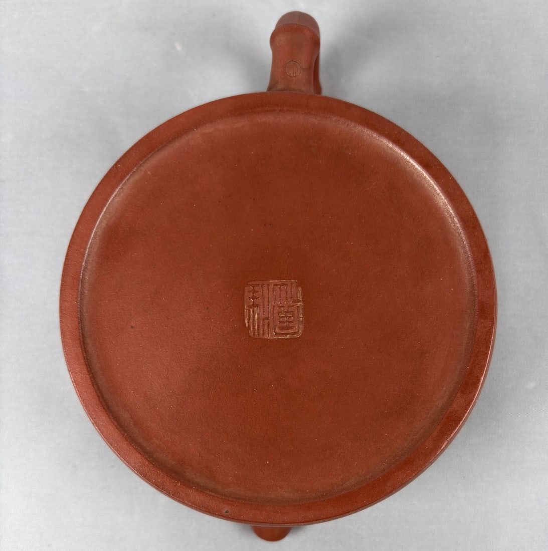 An Exquisite Purple Sands Bamboo Pattern Teapot - 9