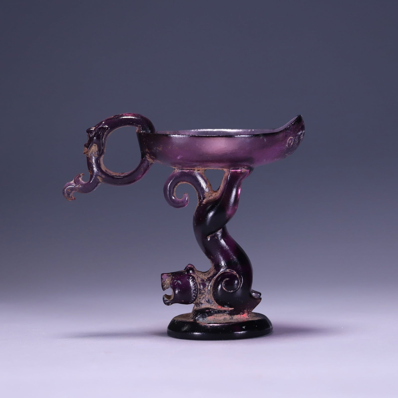 An Exquisite Glass Candlestick (1 of 9)