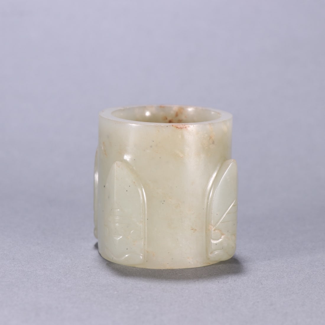 An Exquisite White Jade Cicada Pattern Ornament (1 of 9)