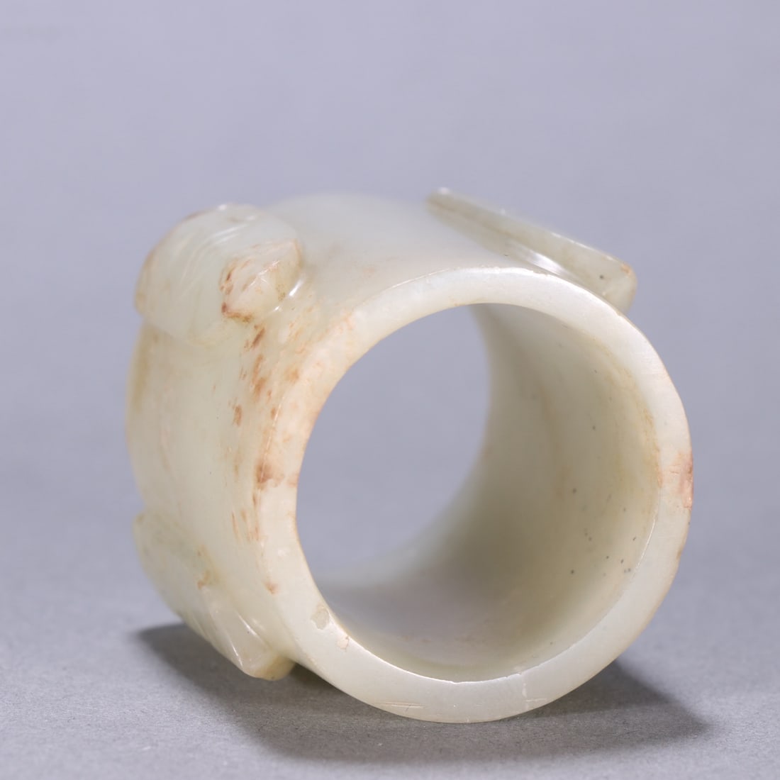 An Exquisite White Jade Cicada Pattern Ornament - 8