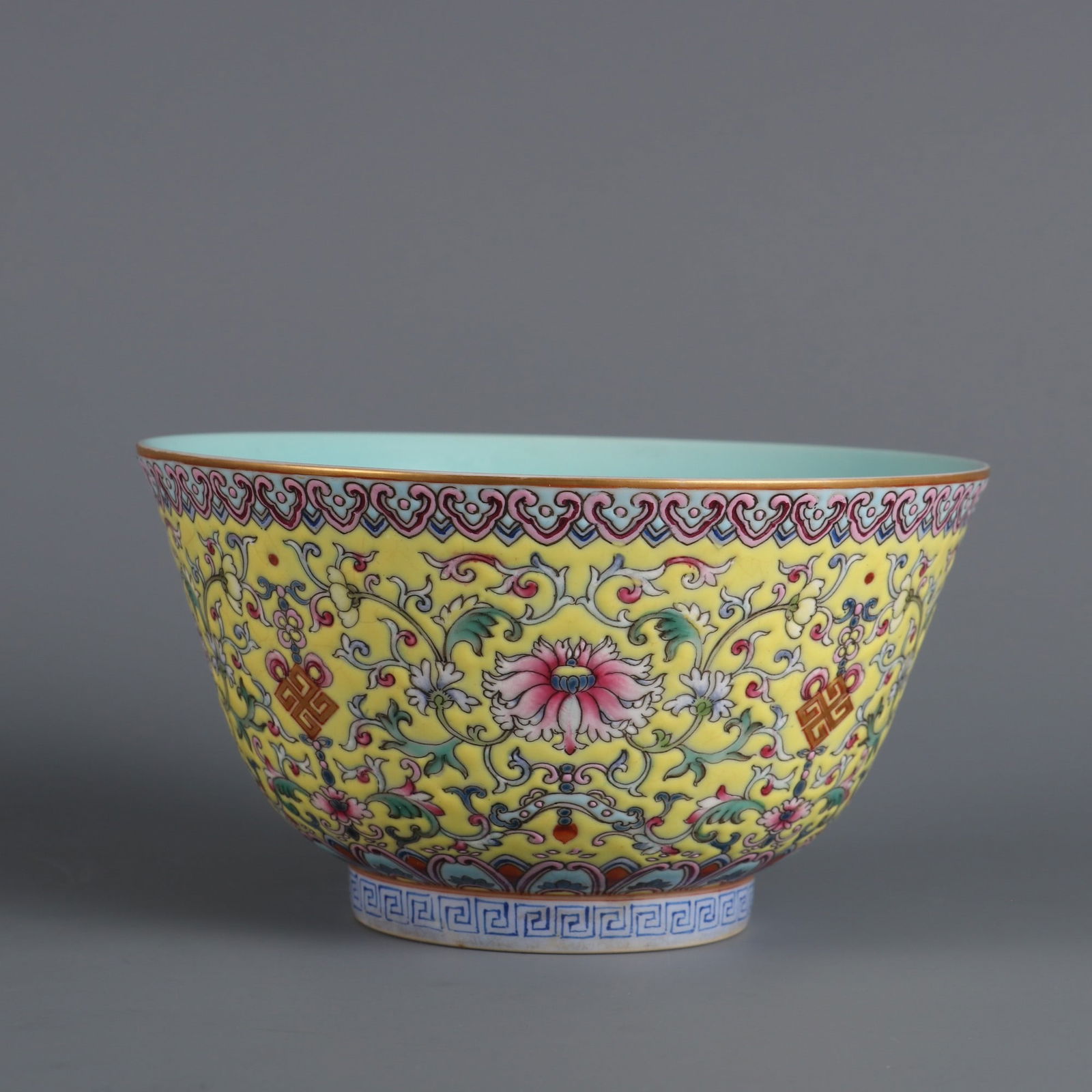 An Exquisite Famille-Rose Lotus Pattern Bowl (1 of 9)