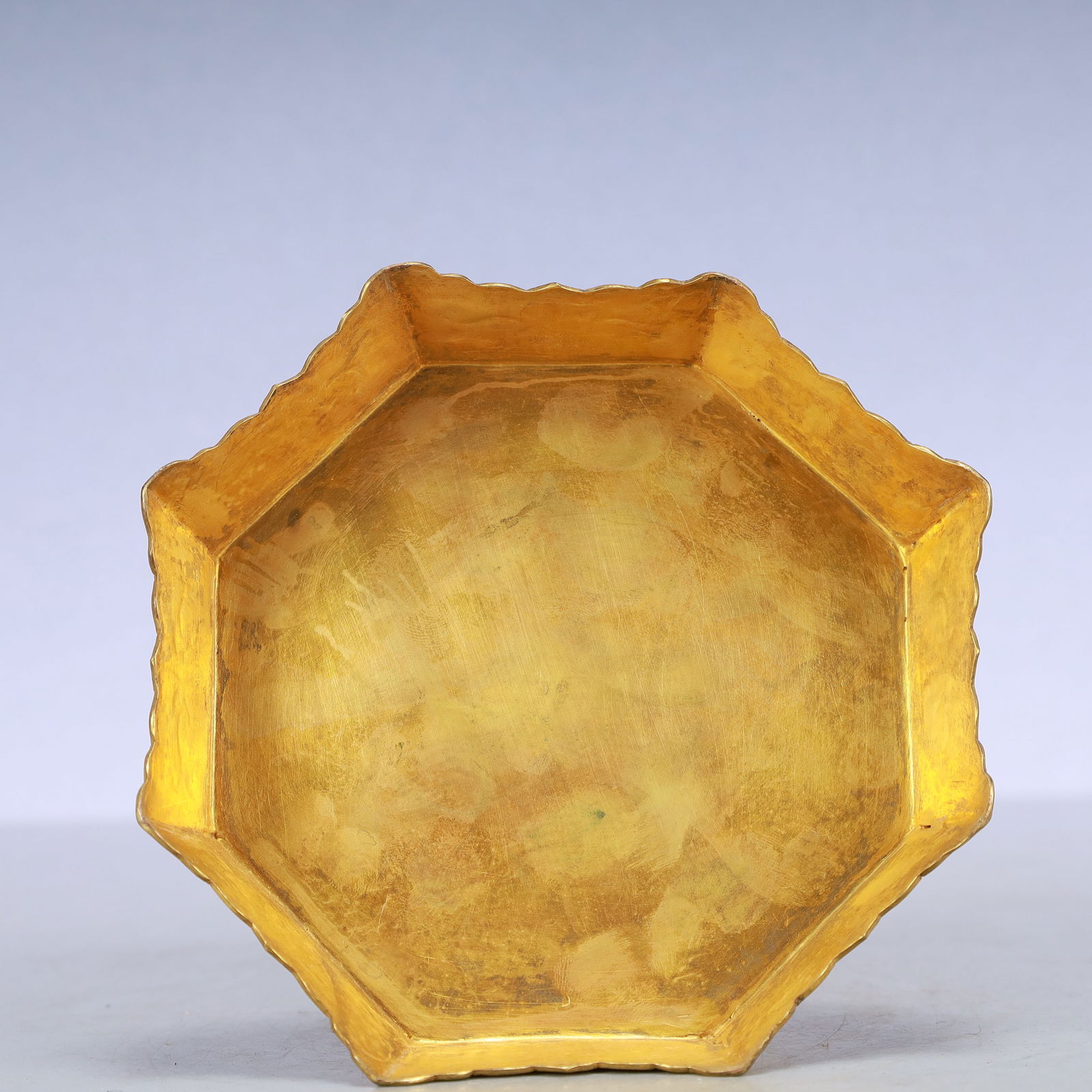 A Exquisite Gilt Bronze Buddha statue Pattern Pagoda - 11