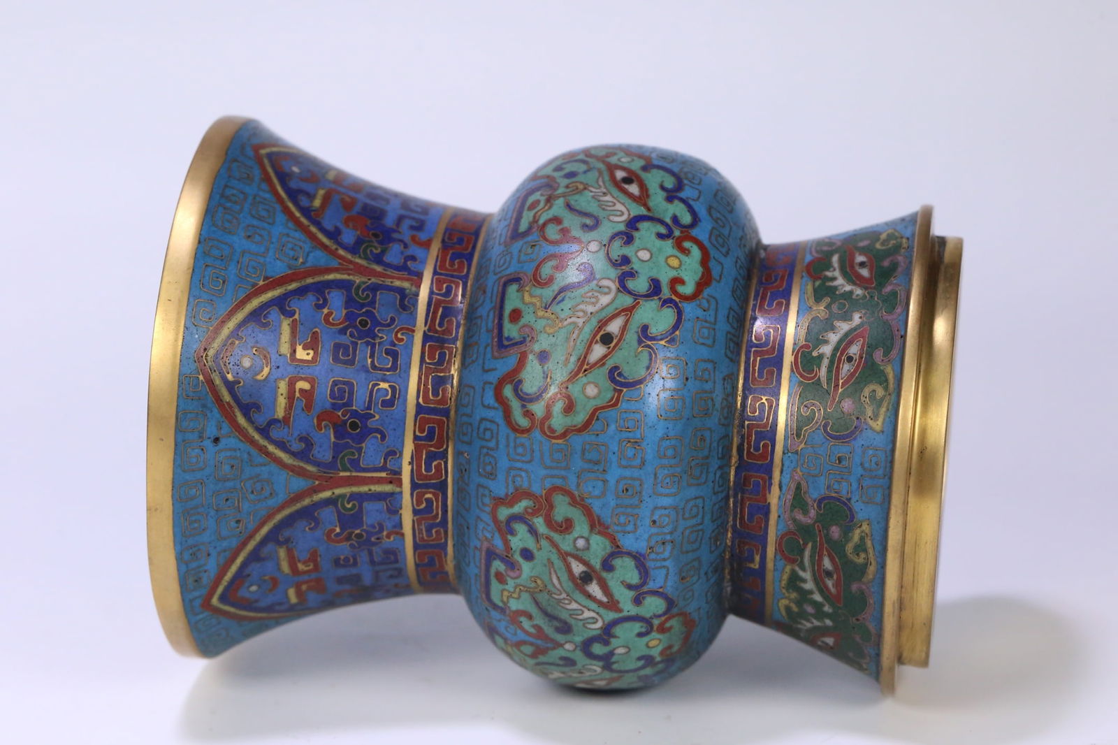 An Exquisite Cloisonne Beast-Face Pattern Vase - 3
