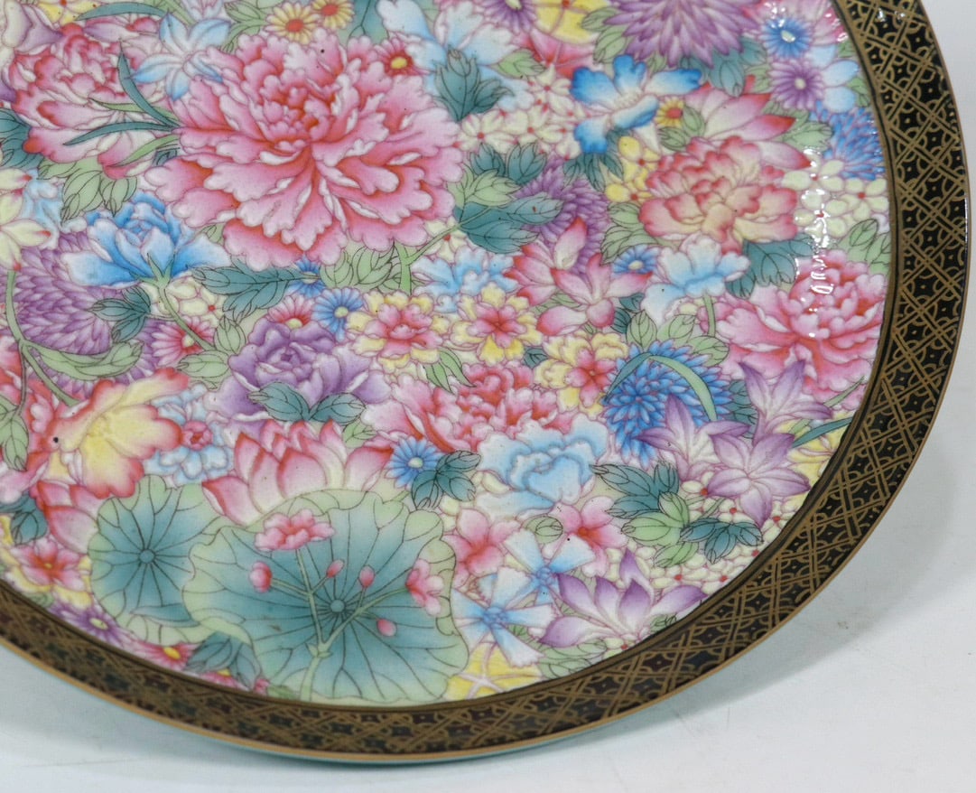 An Exquisite Famille-Rose Flower Pattern Plate - 5