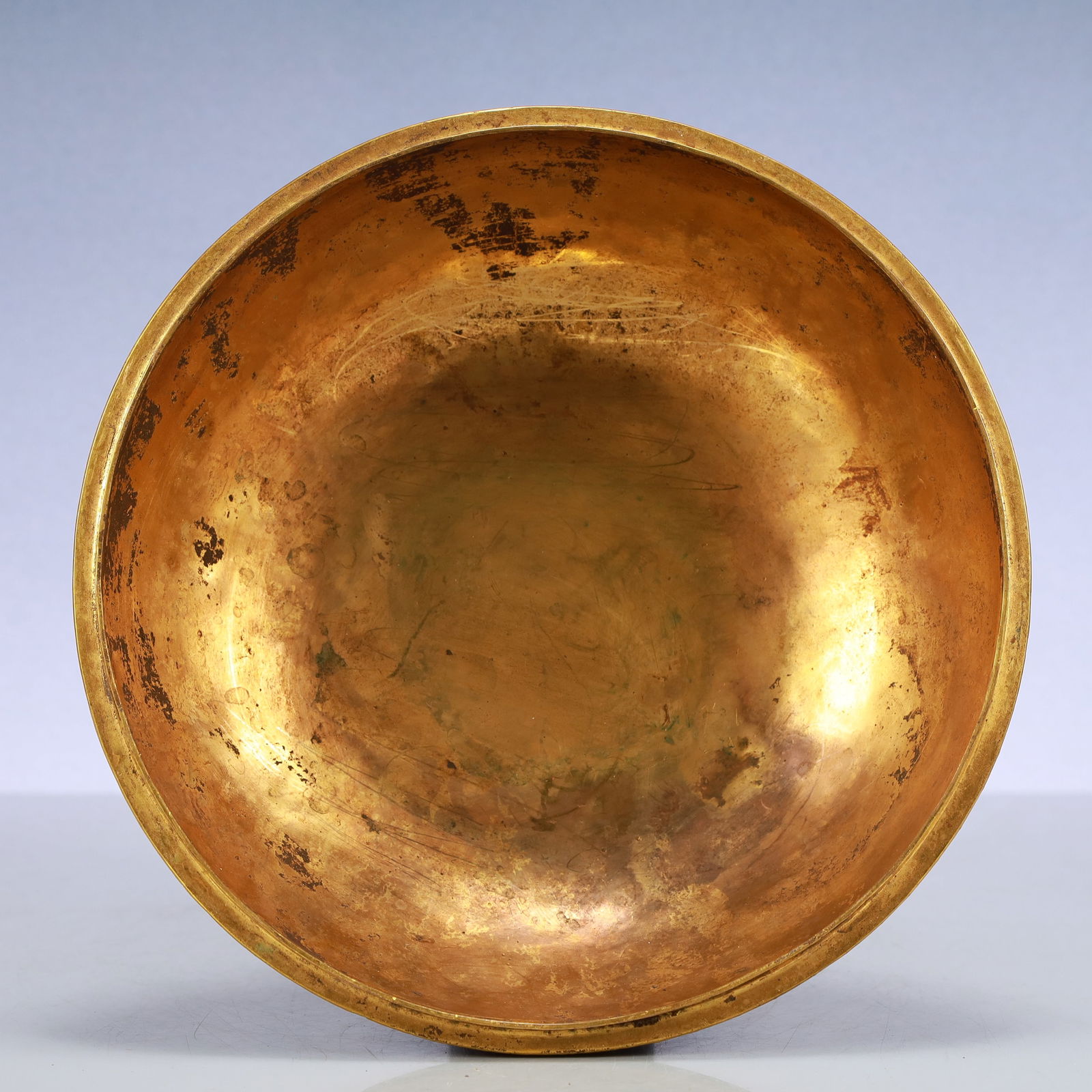 A Exquisite Gilt Bronze Lotus Pattern Lion Pattern Dragon Pattern Censer - 8