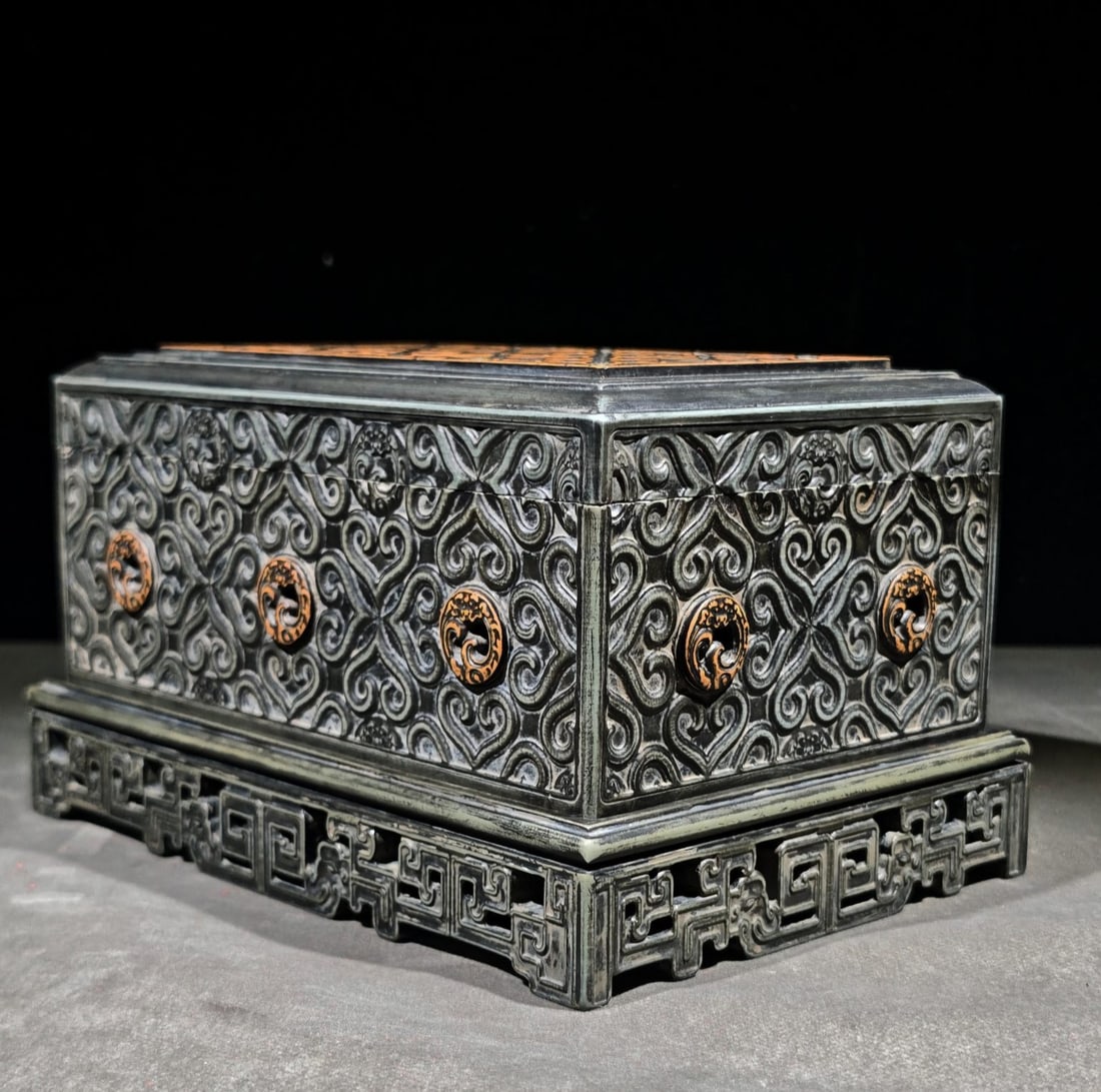 An Exquisite with poem Inkstone - 2