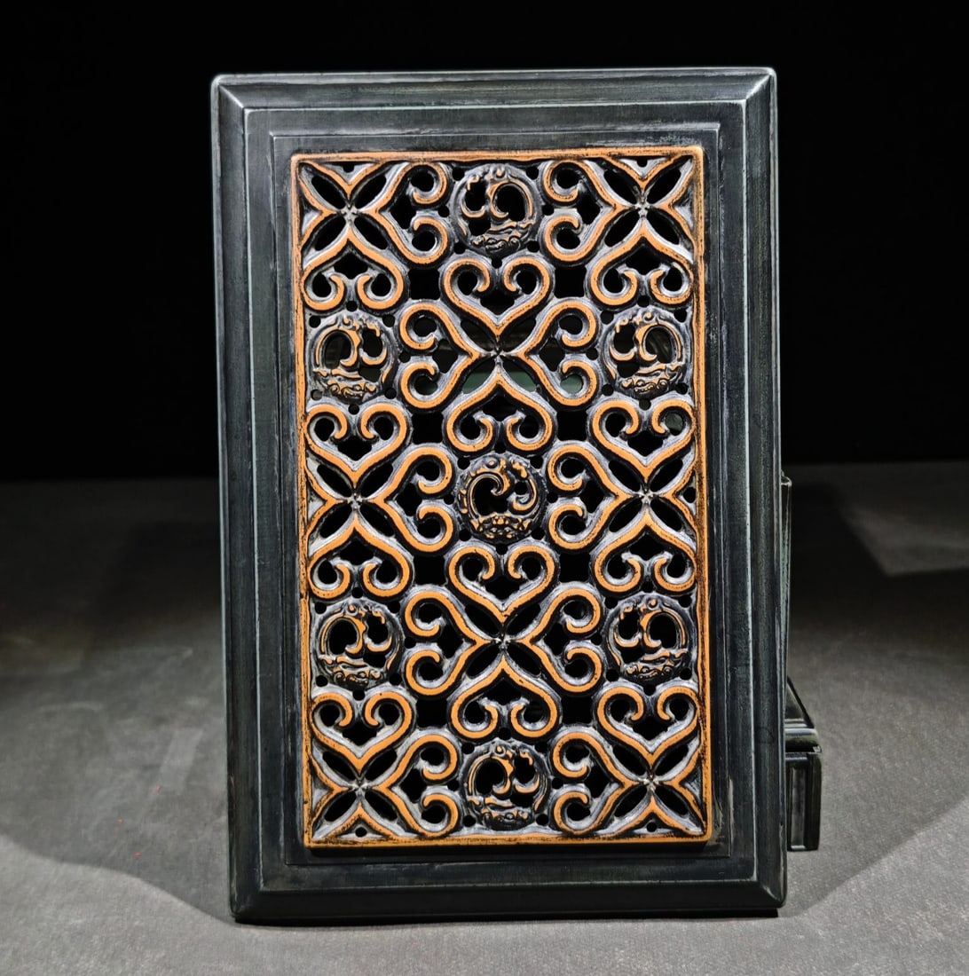 An Exquisite with poem Inkstone - 4