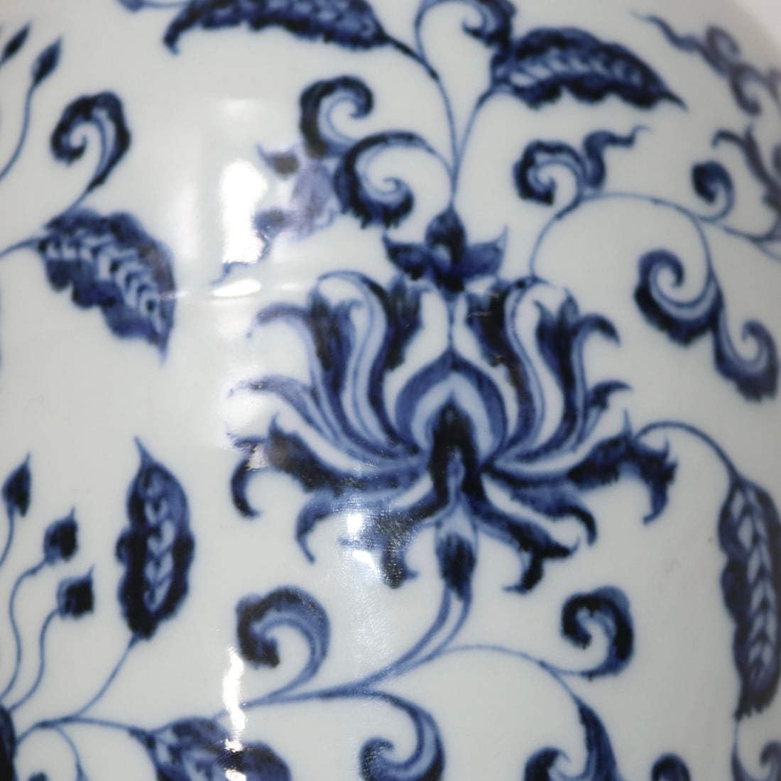 An Exquisite Blue and White Lotus Pattern Vase - 7
