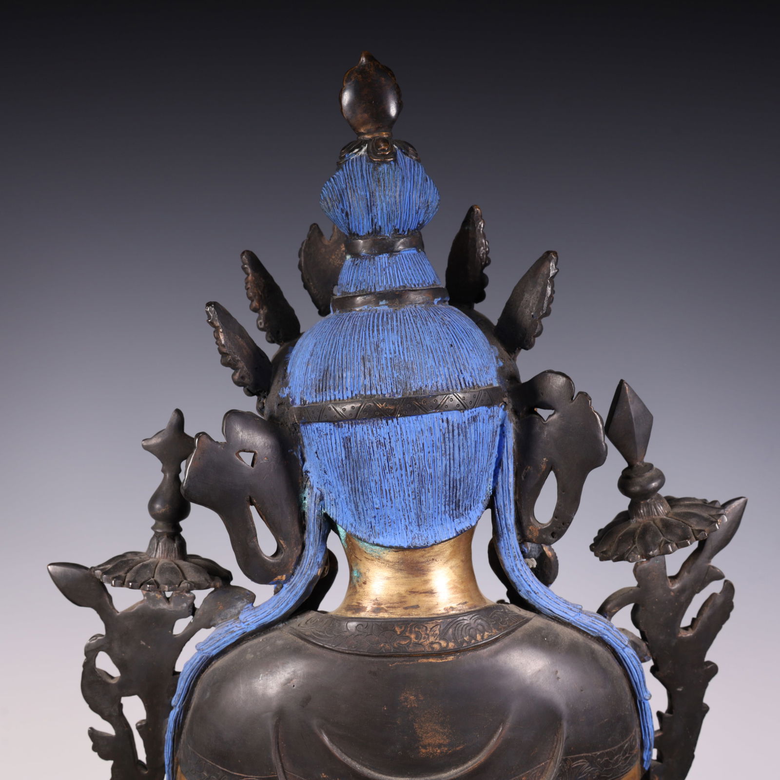 A fine copper-gilt green Tara - 16