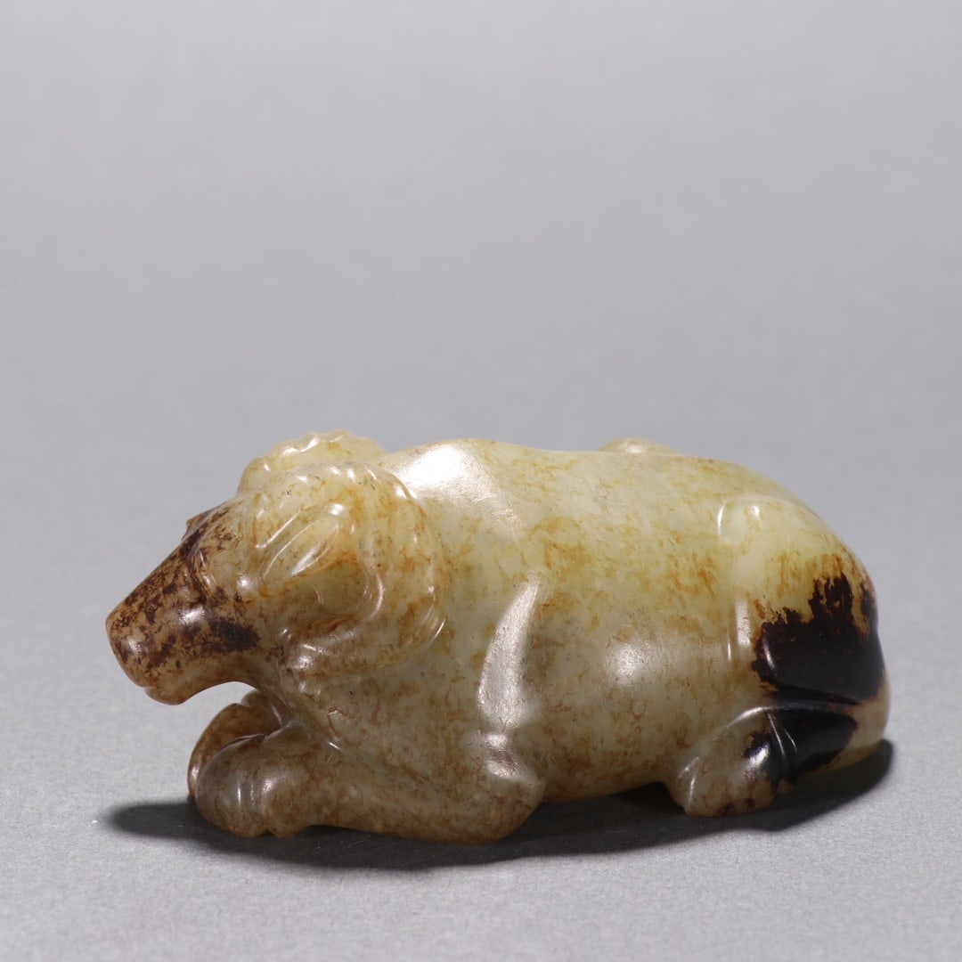 A beautiful ancient Hetian jade sheep - 4