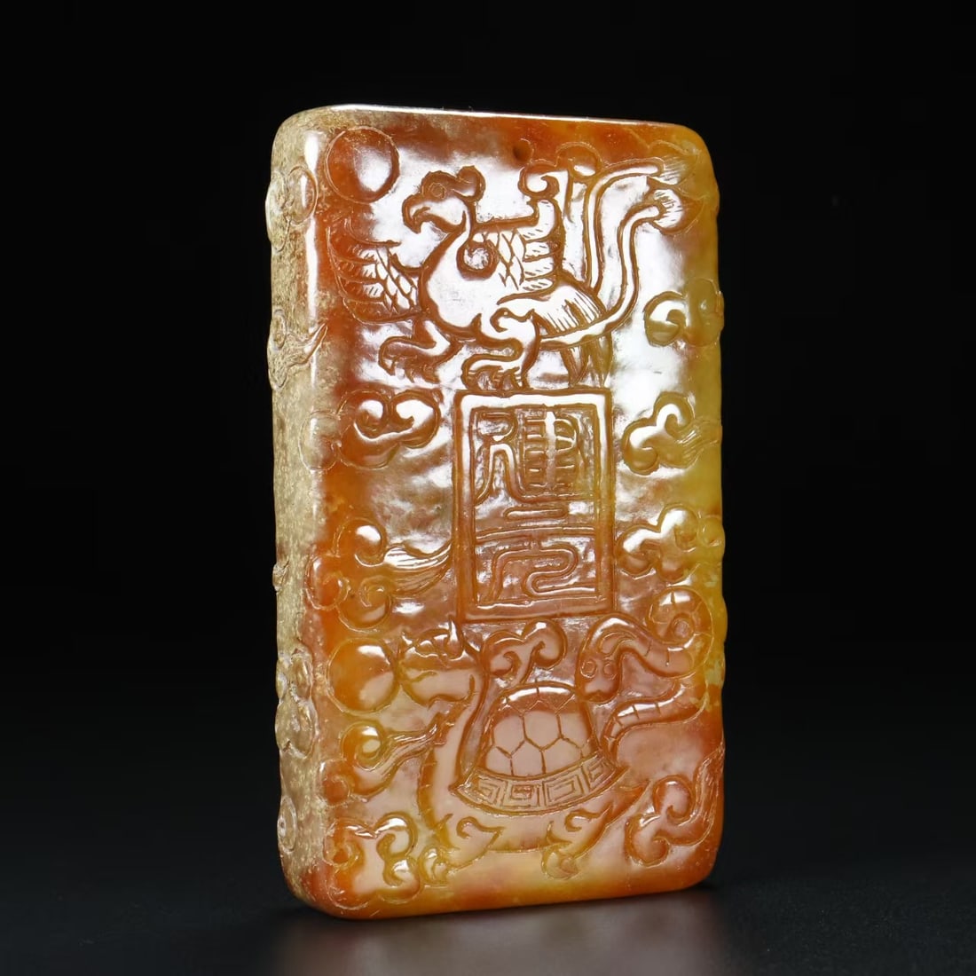 A beautiful Hetian jade brand - 9