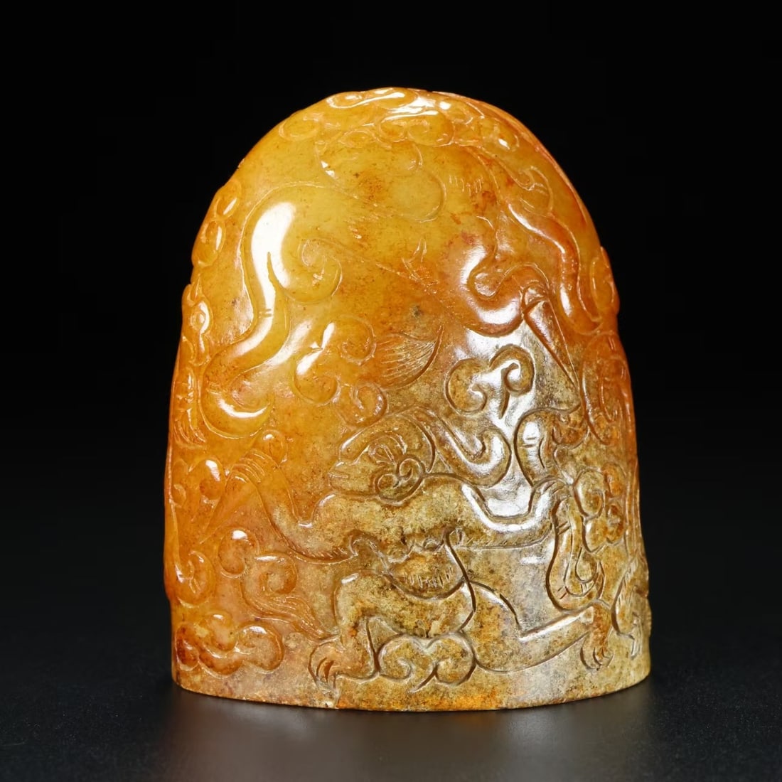 A fine Hetian jade seal - 6