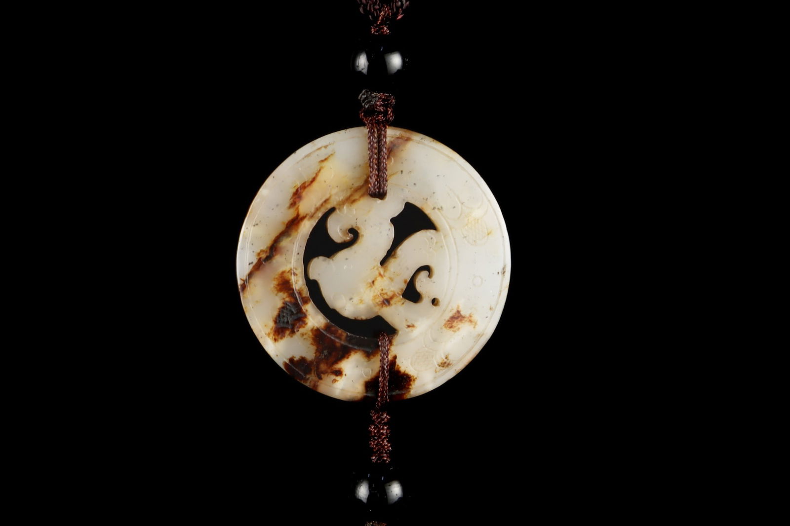 A beautiful Hetian jade pendant - 3