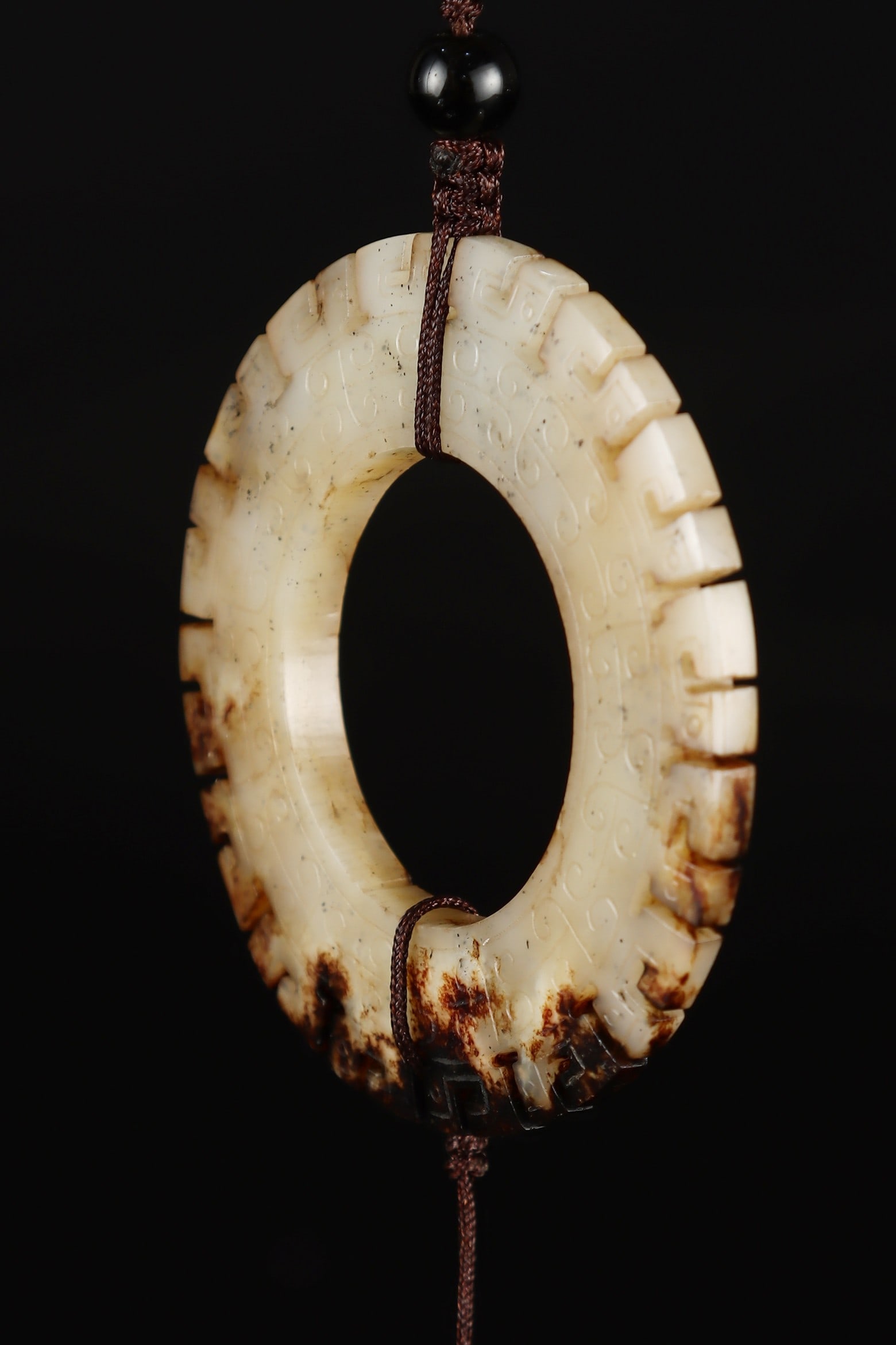 A beautiful Hetian jade pendant - 5