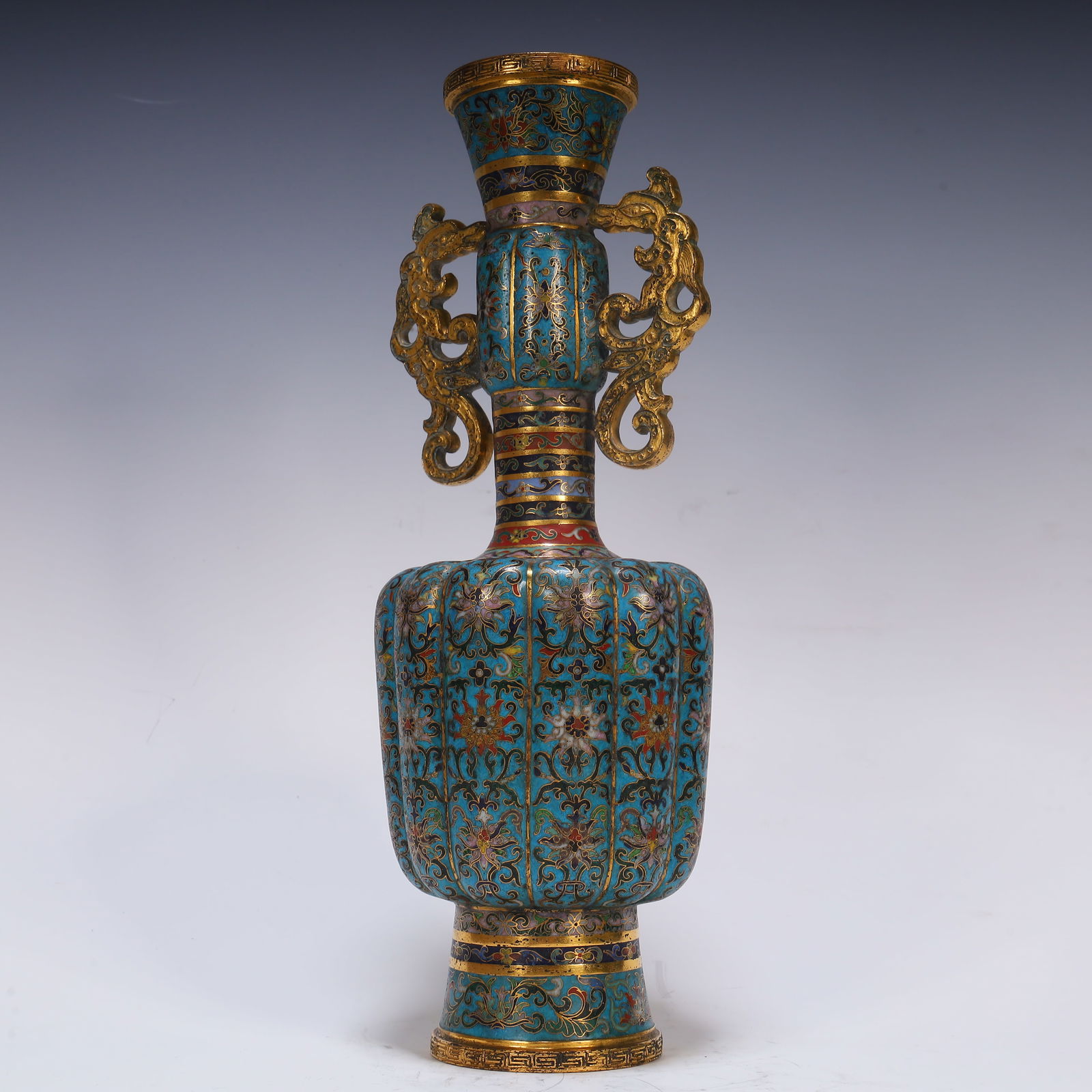 A beautiful cloisonné flower arrangement (1 of 9)