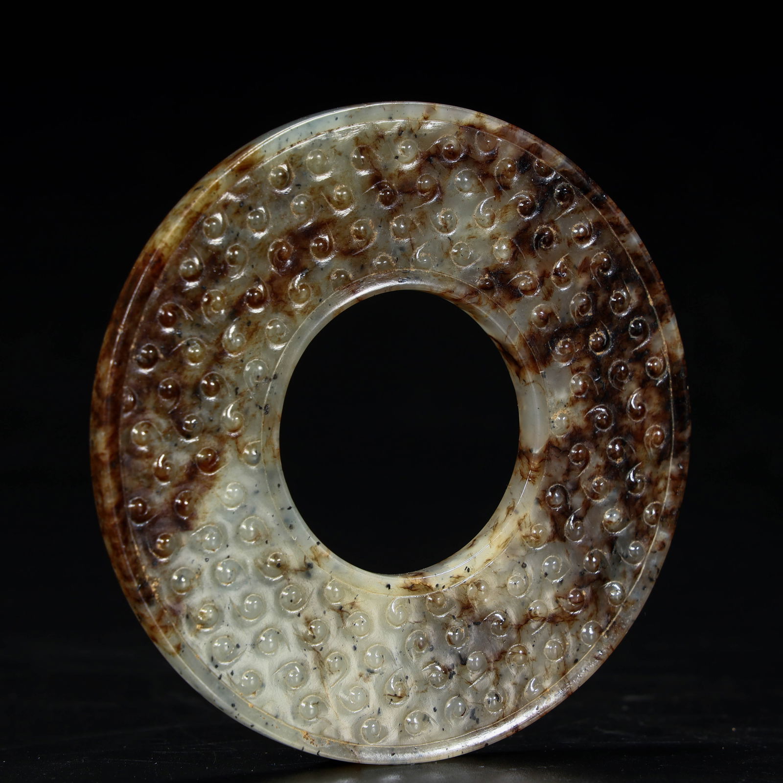 A piece of exquisite grain-patterned jade - 2