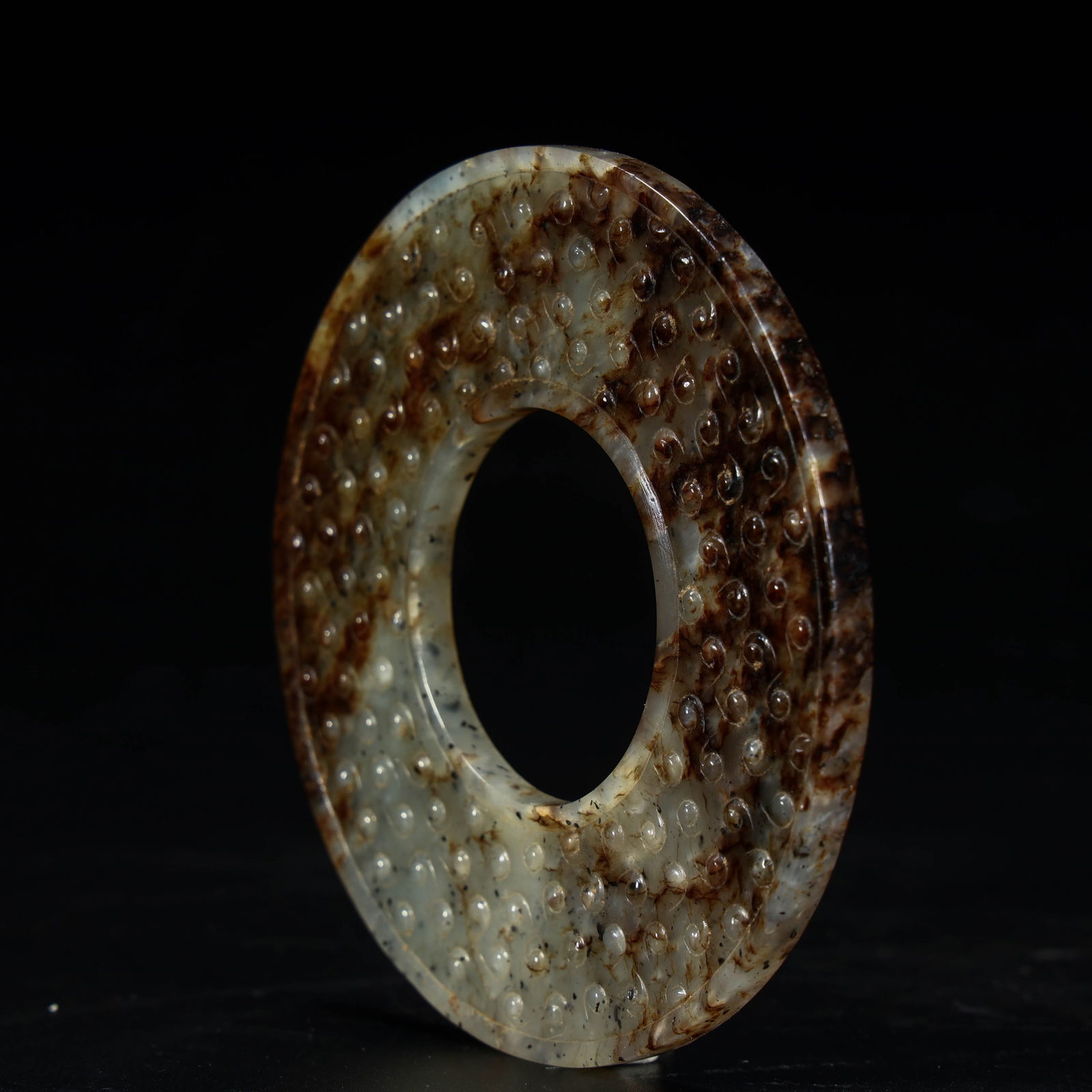 A piece of exquisite grain-patterned jade - 3