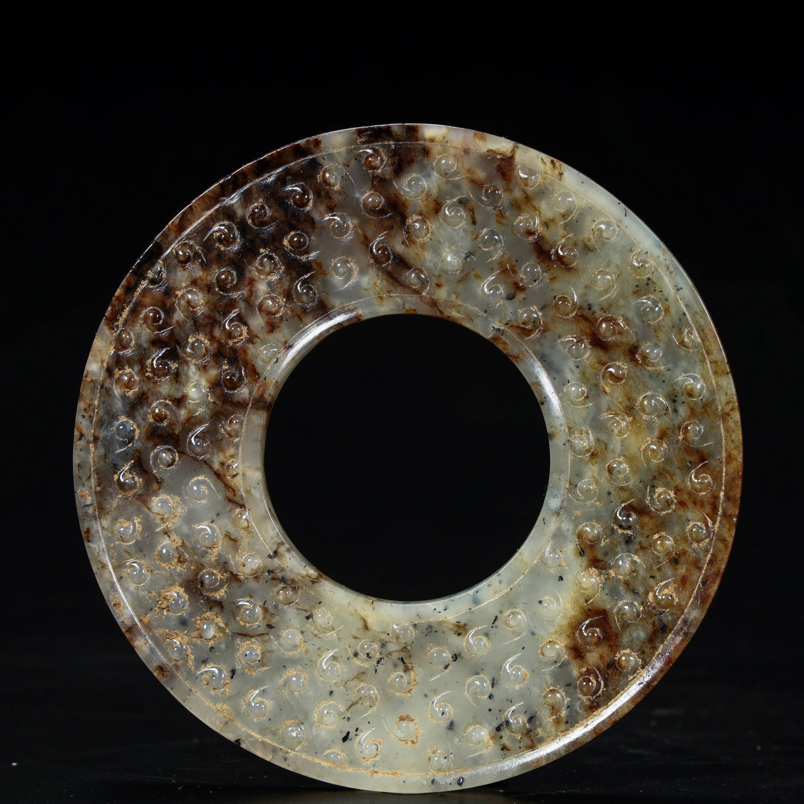 A piece of exquisite grain-patterned jade - 4