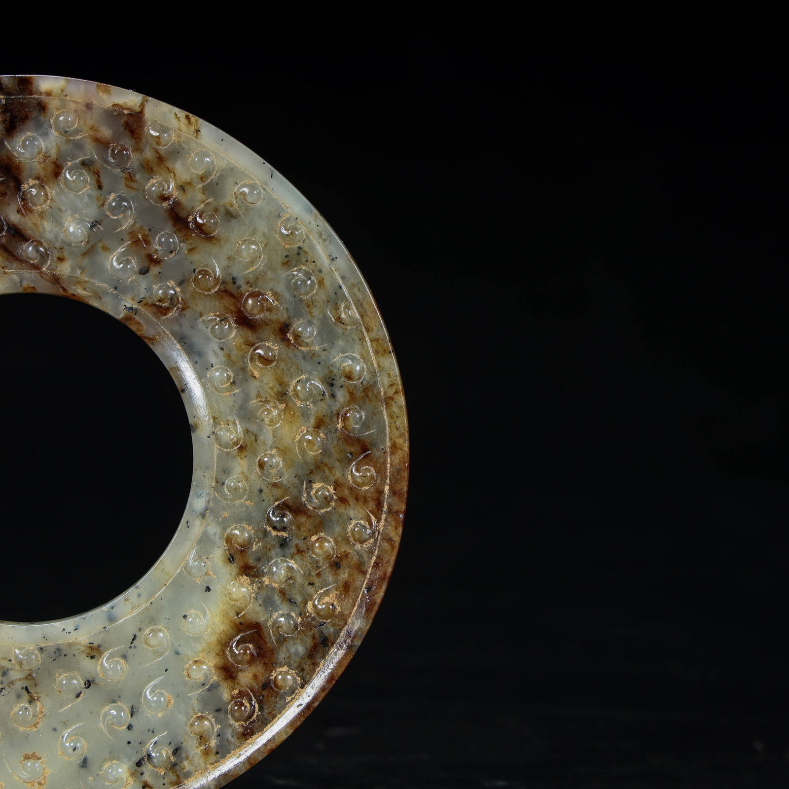 A piece of exquisite grain-patterned jade - 8