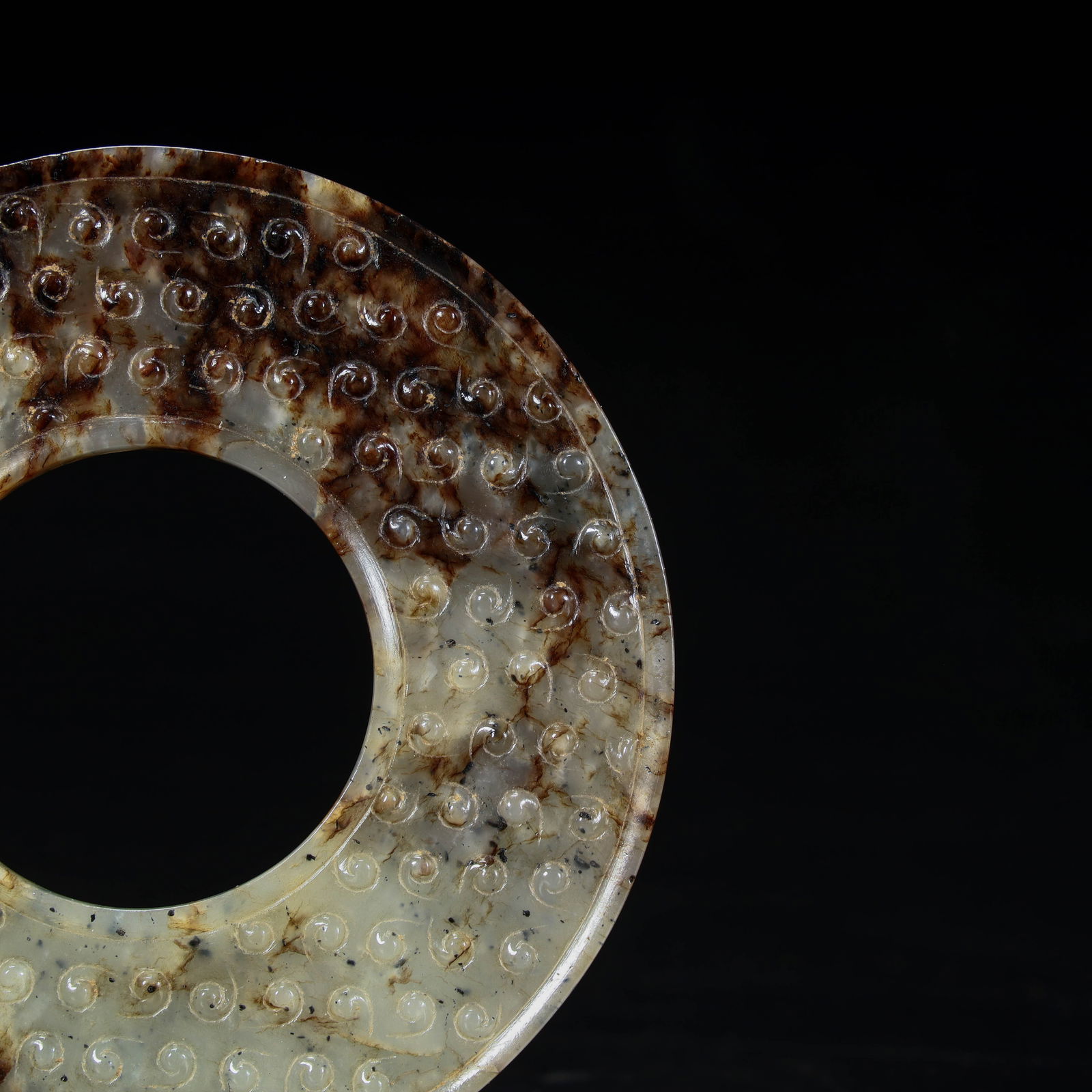 A piece of exquisite grain-patterned jade - 9