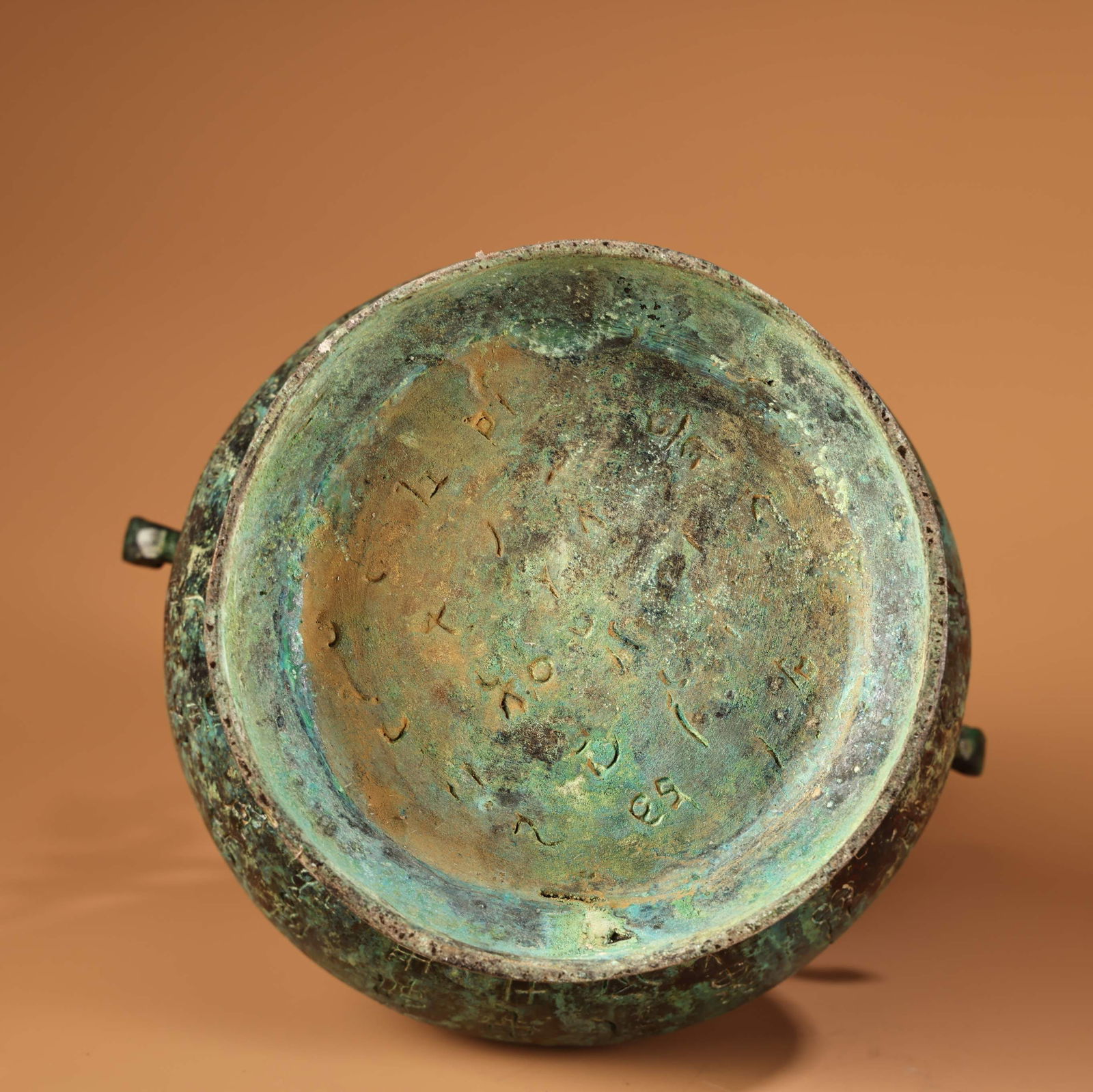 A fine bronze saxifrage vase - 9