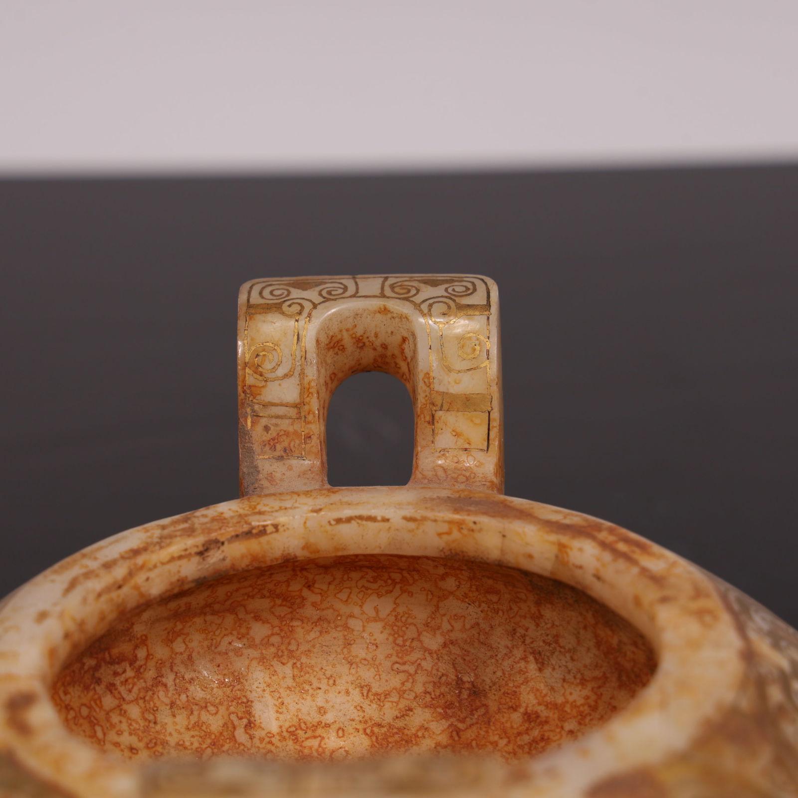 A beautiful amphora jade pot - 4